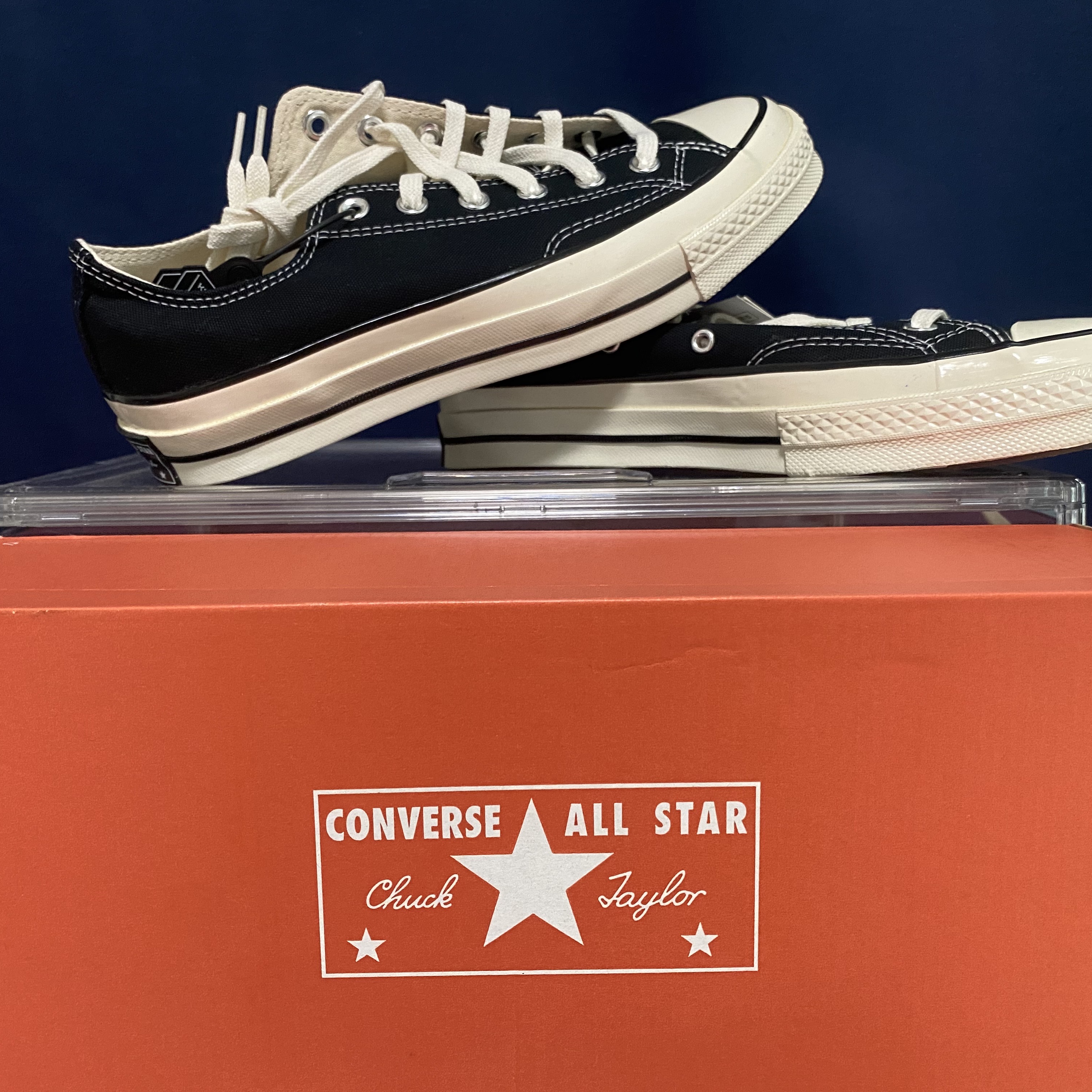 Converse Chuck 70 Ox Black - Standard 착용 스타일 - 1