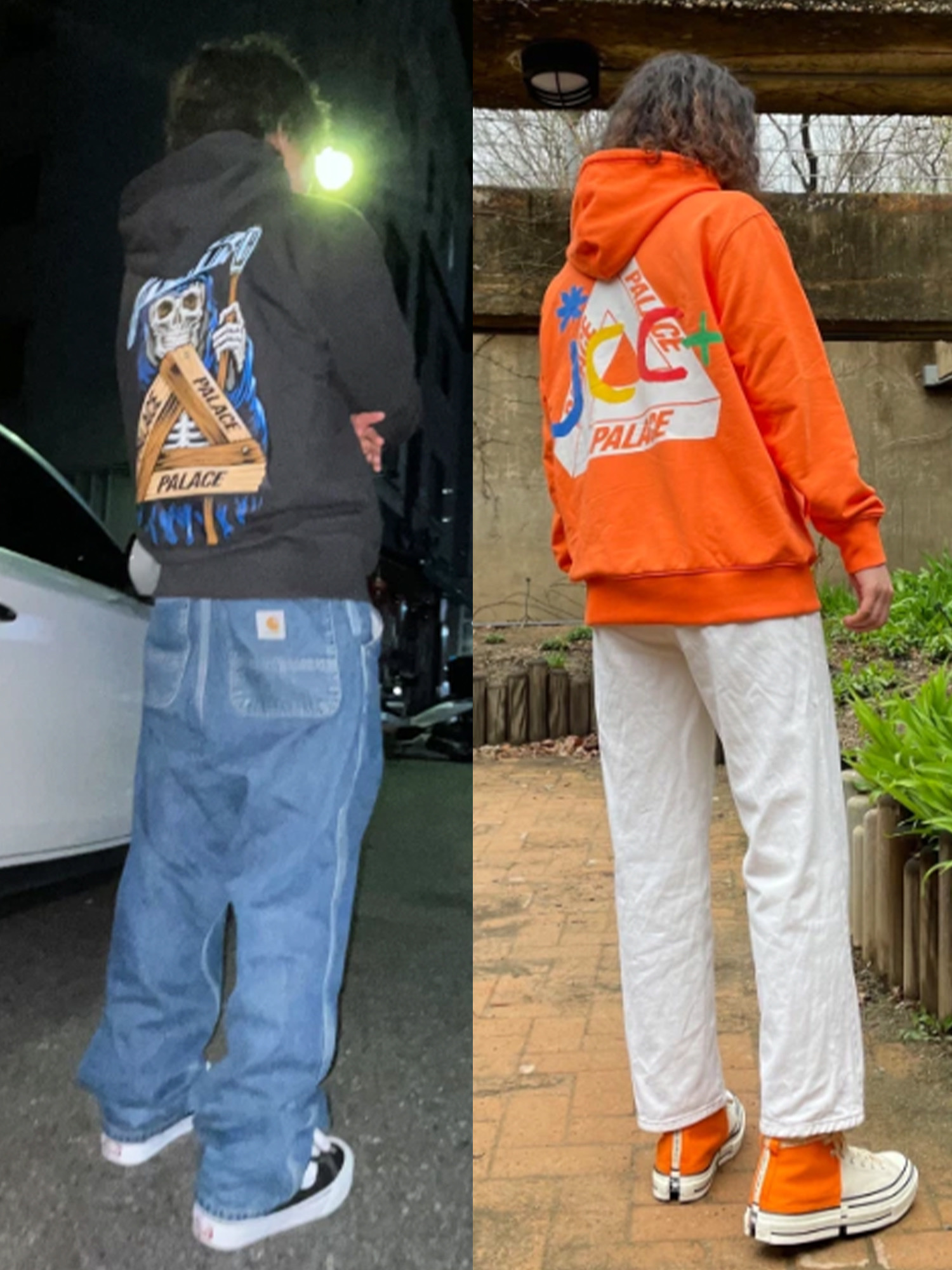 Palace Tri-Chenille Hood Black - 21FW, Palace JCDC2 Hood Black - 20SS 착용 스타일 - 3
