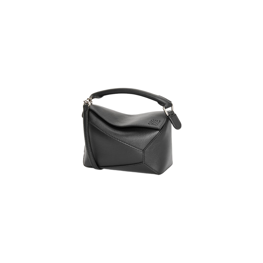 Loewe Mini Puzzle Bag In Classic Calfskin Black 상세 이미지 1