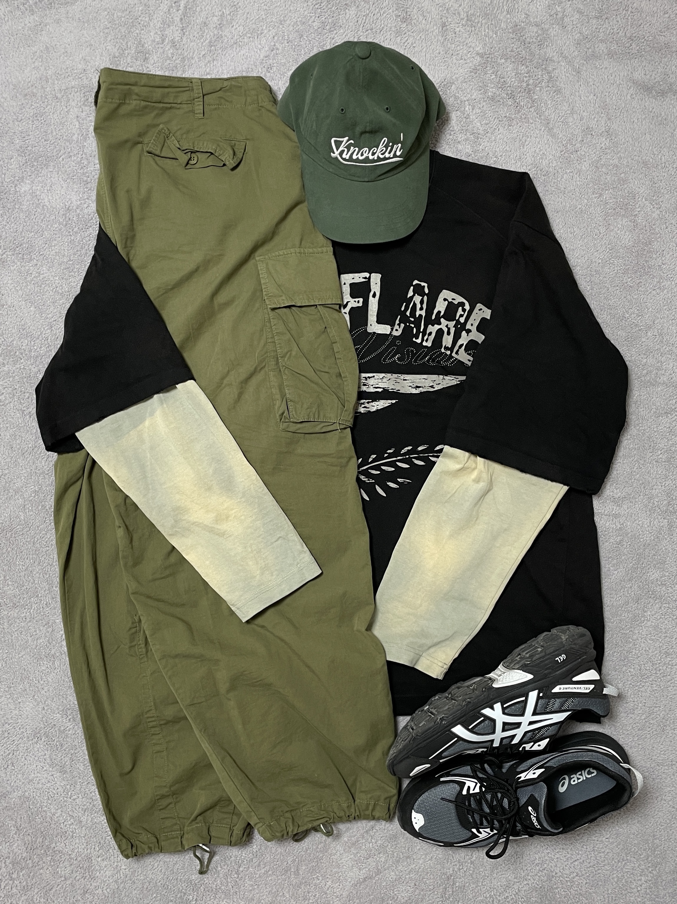 Asics Gel-Venture 6 Carrier Grey 착용 스타일 - 6