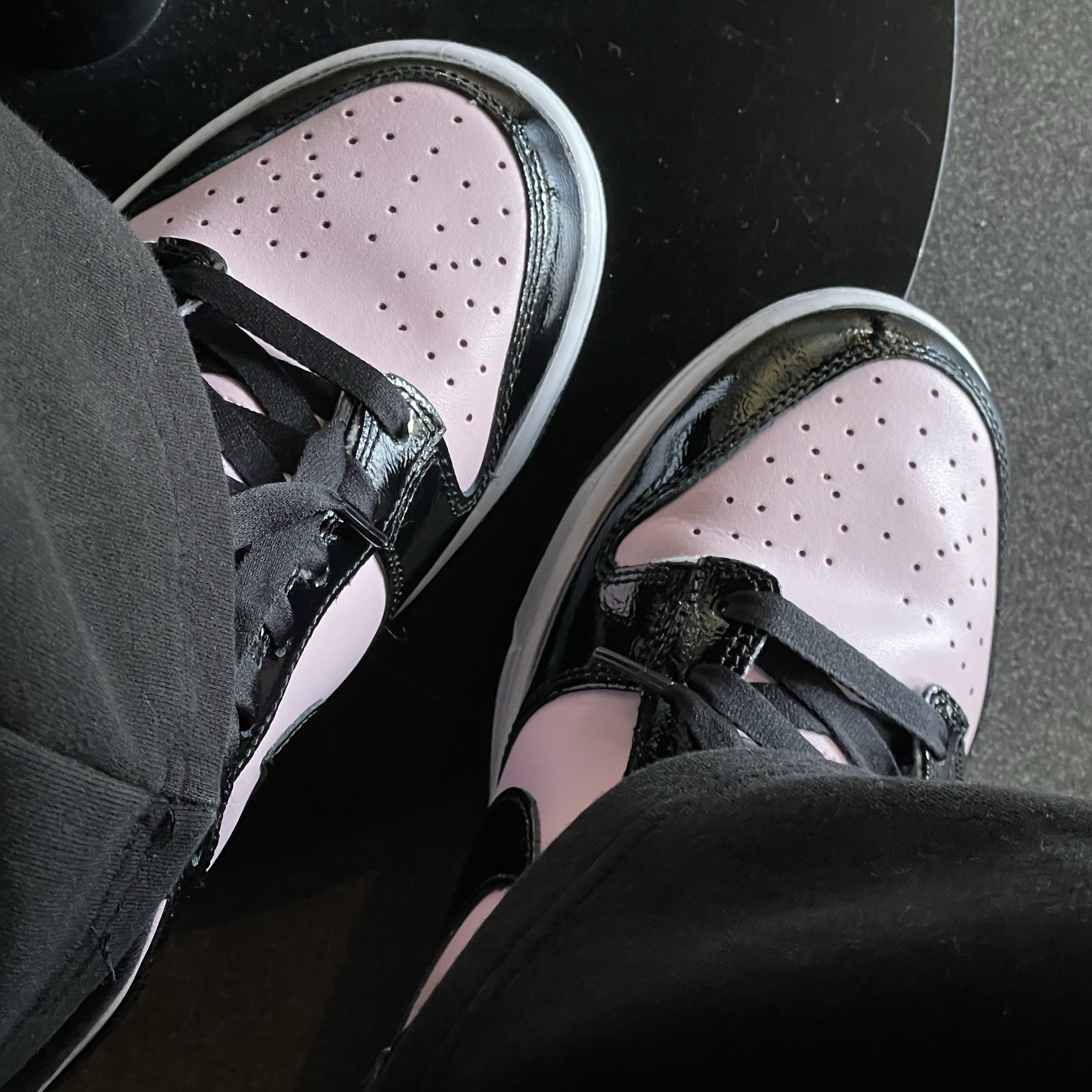 (W) Nike Dunk Low Essential Pink Foam Black 착용 스타일