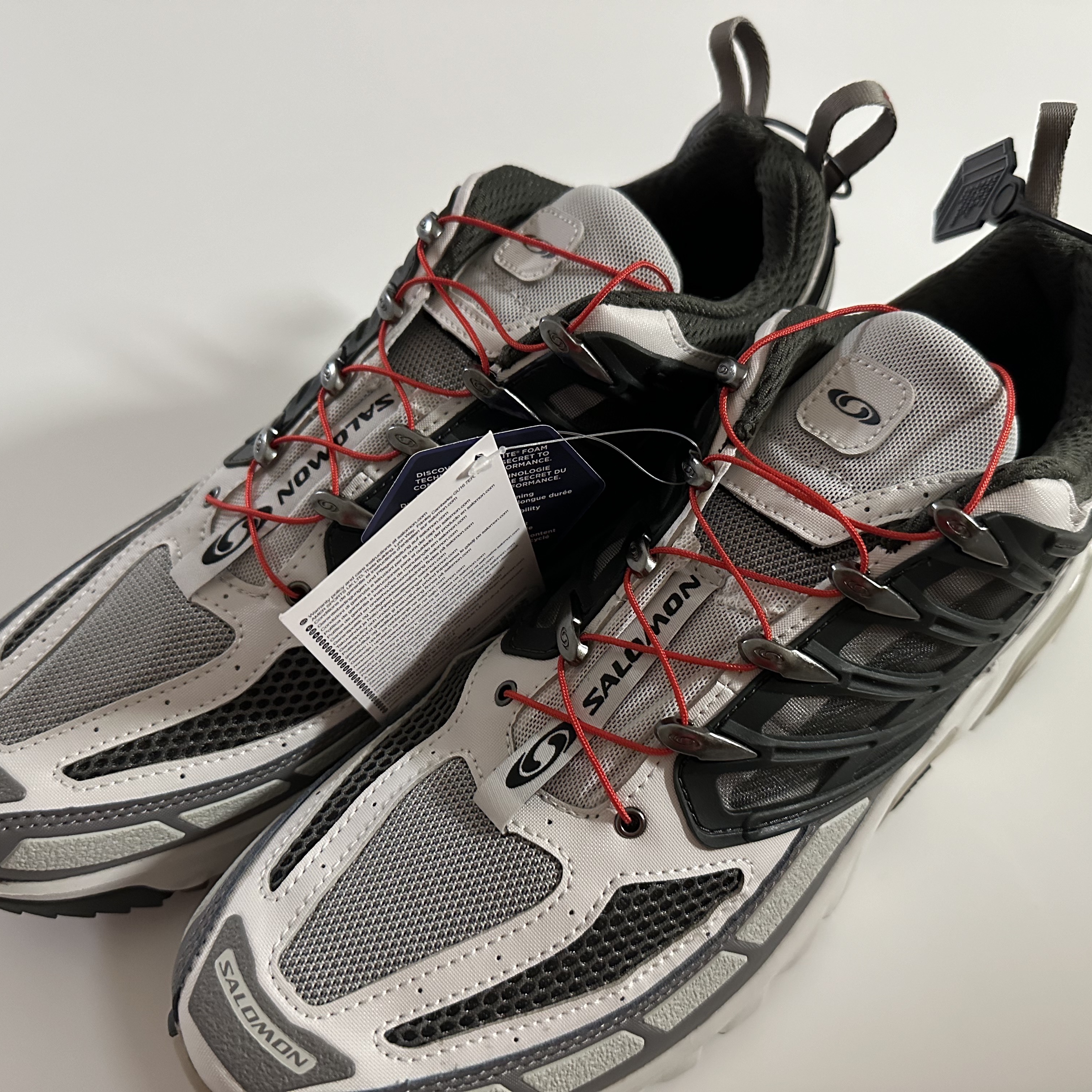 Salomon ACS Pro Beluga Vintage Khaki 착용 스타일 - 1