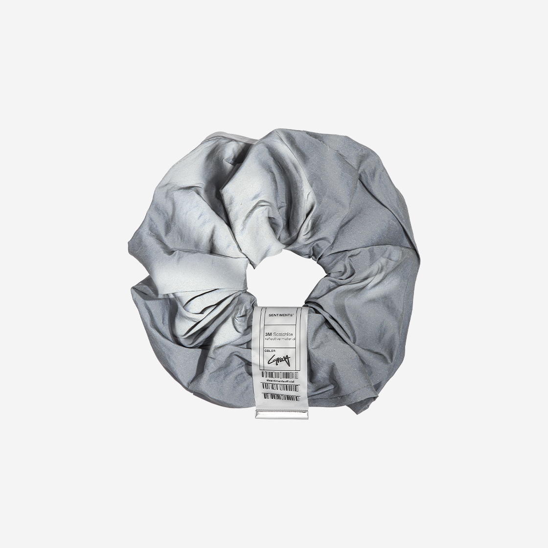 센티멍 넘버 383 쓰리엠 스카치 헤어 스크런치 실버(Sentiments No.383 3M Scotch Hair Scrunch Silver) - 1