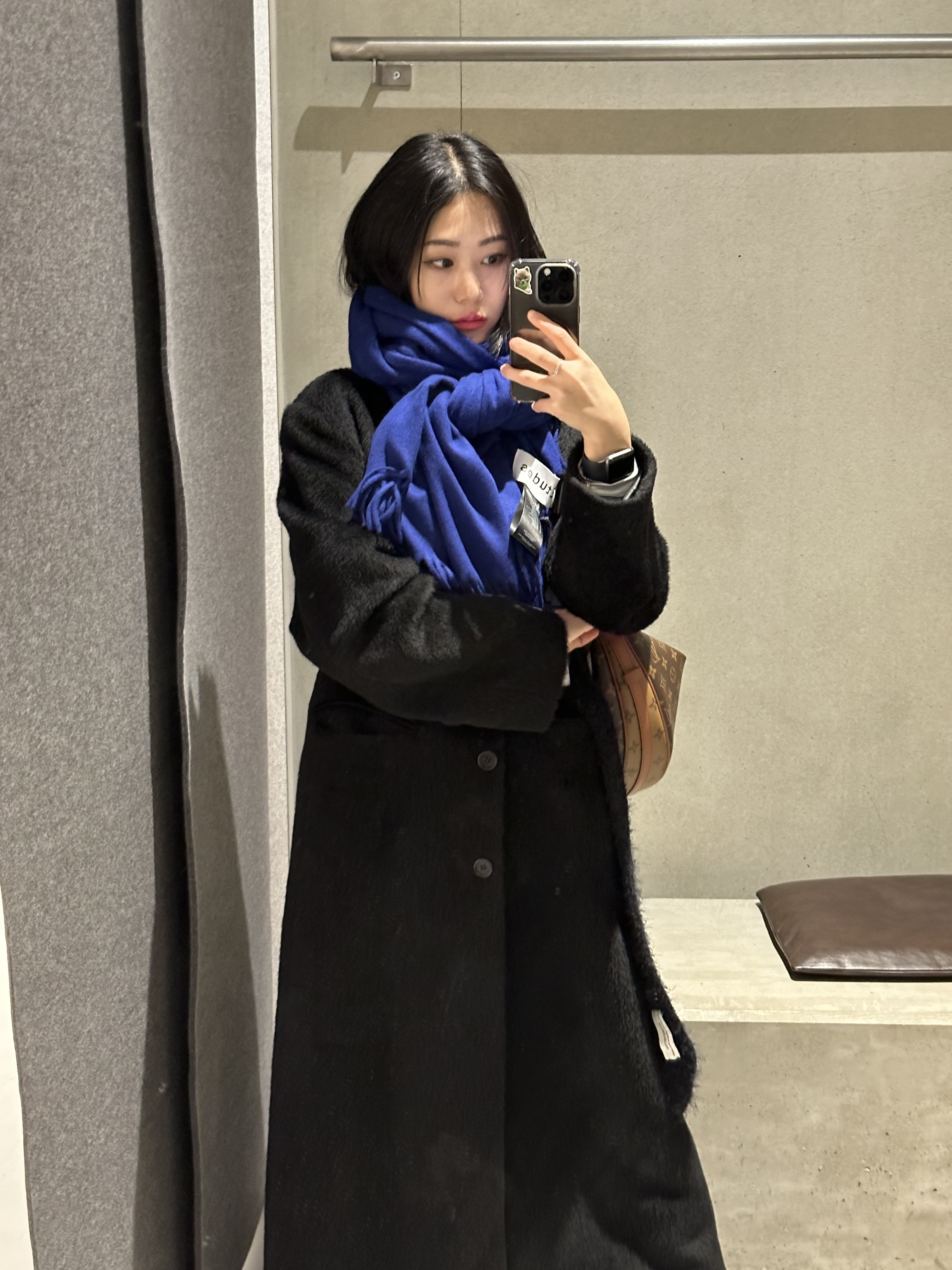 Louis Vuitton Loop Hobo Monogram 착용 스타일