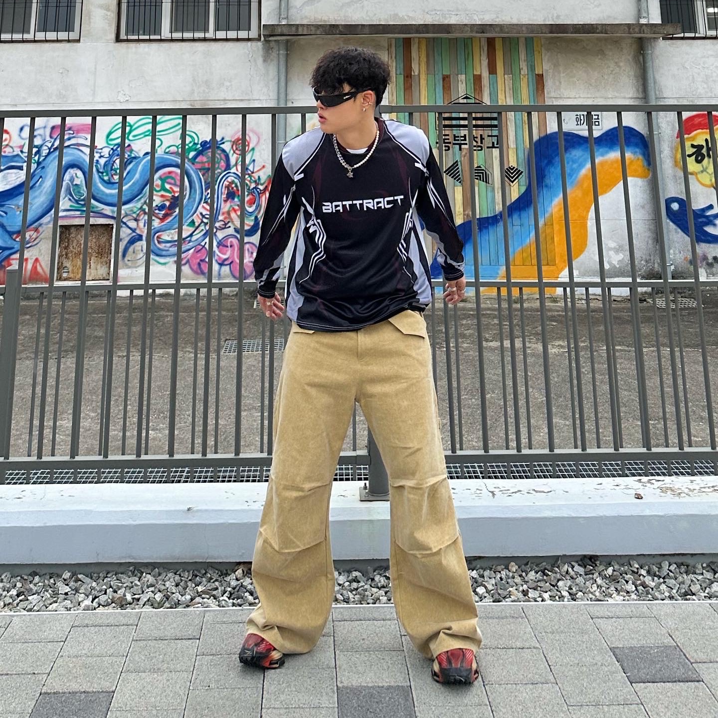 Nike x Matthew M Williams Zoom 004 Rust Factor 착용 스타일 - 3