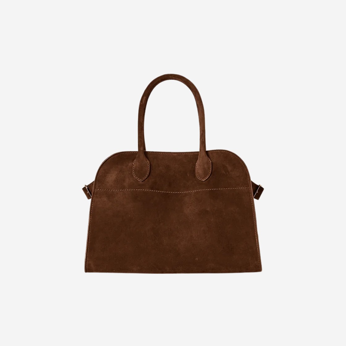 The Row Soft Margaux 10 Bag in Suede Desert 상세 이미지 1