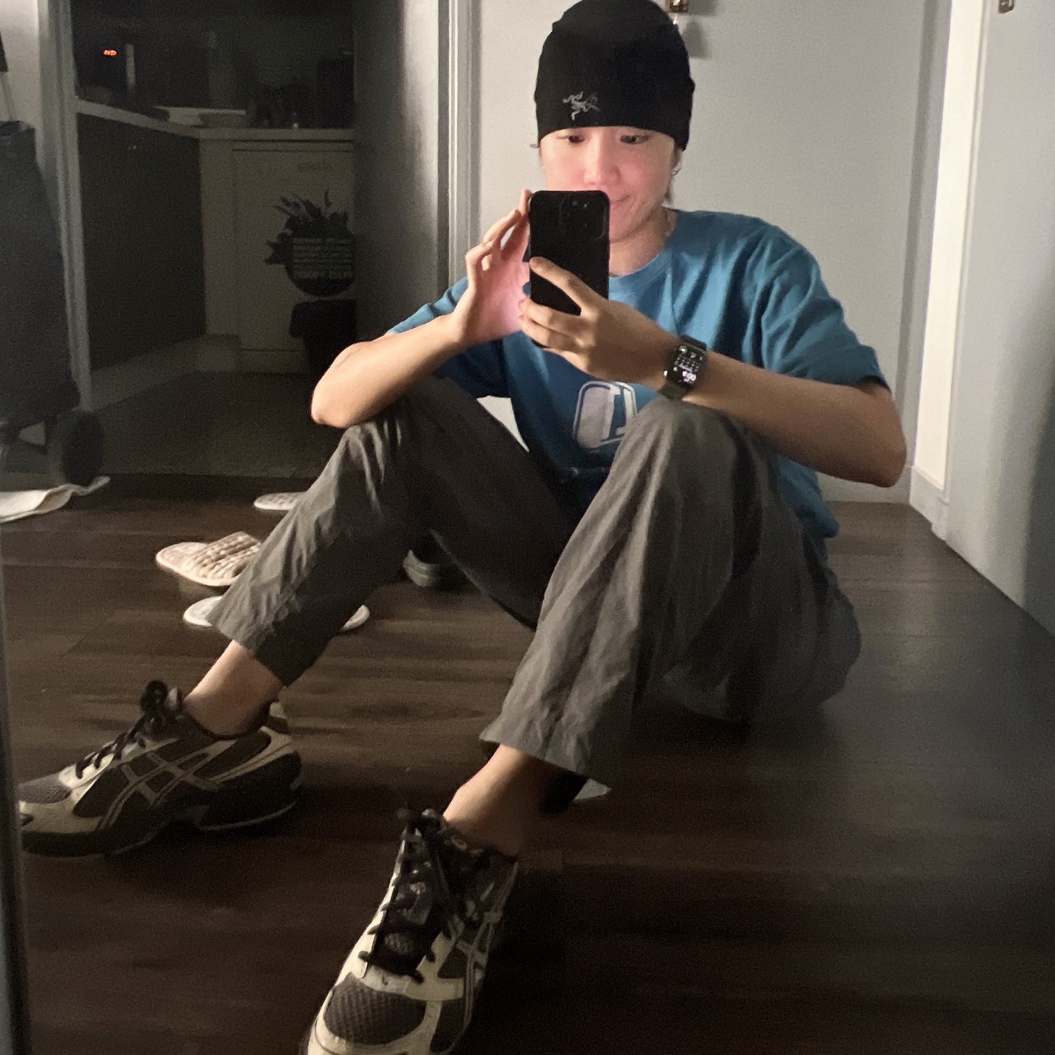 Asics x I4P Gel-1130 Mink Glacier Grey 착용 스타일