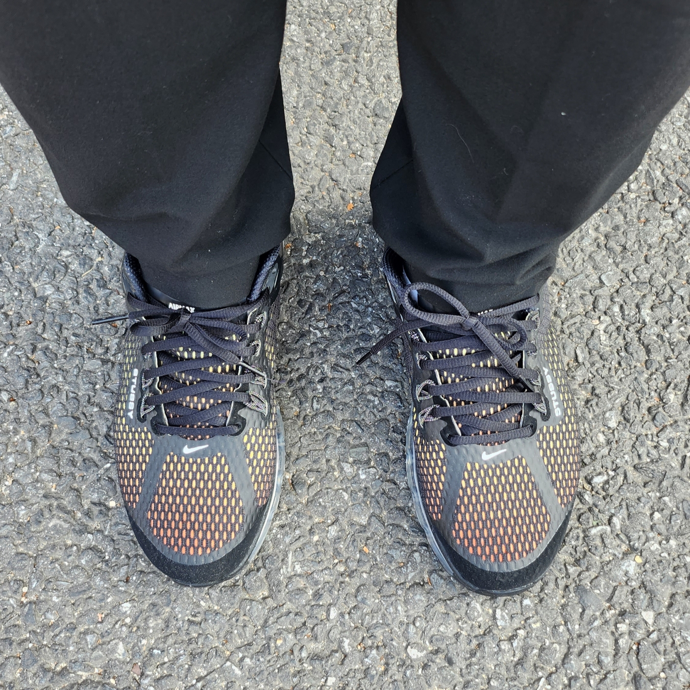 Nike x Stussy Air Max 2013 Black 착용 스타일