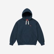 Supreme Small Box Drawcord Hooded Sweatshirt Navy - 23FW