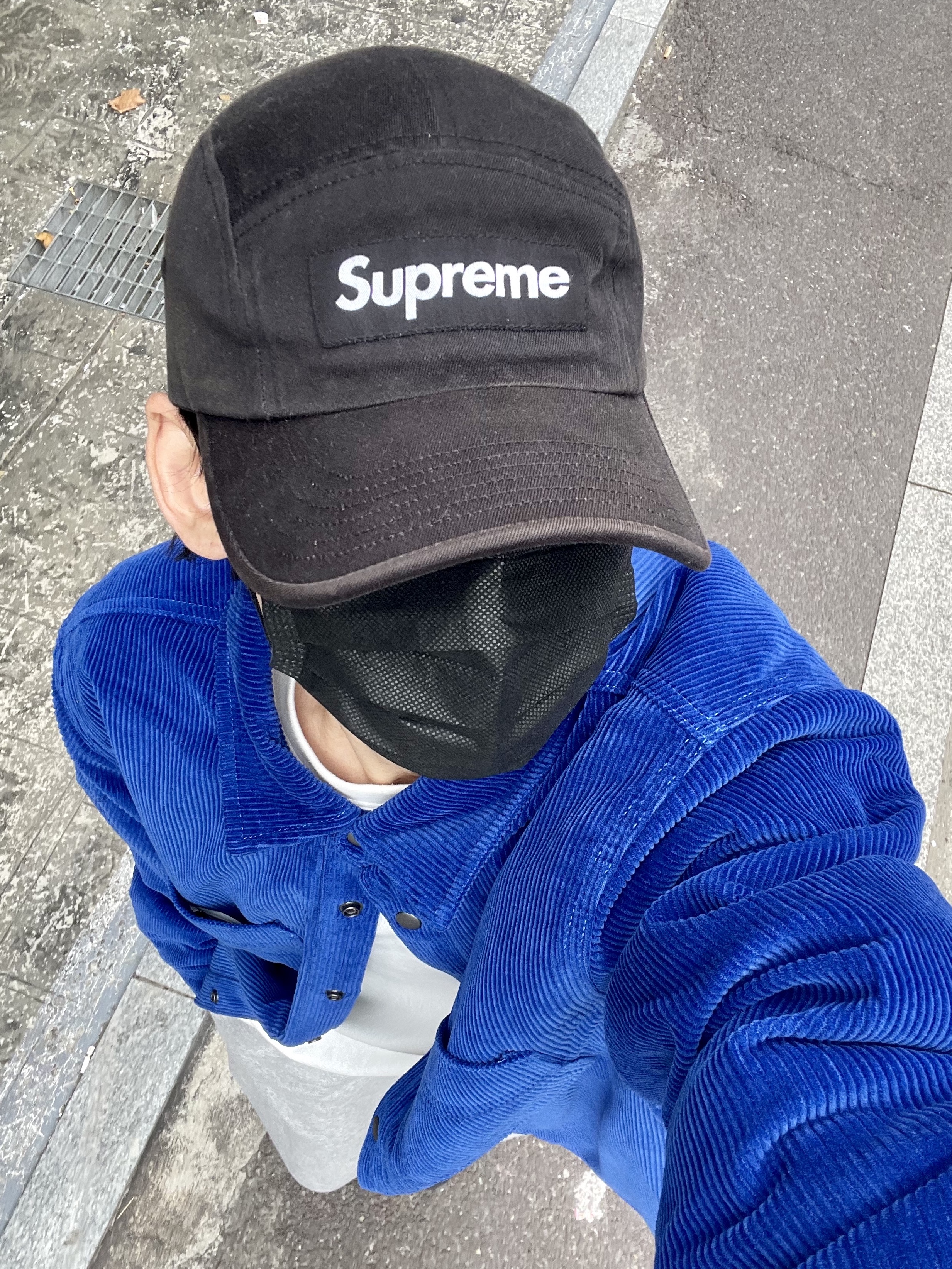 Stussy Cord Quilted Overshirt Royal Blue, IAB Studio 10th Anniversary T-Shirts Pack White & Black (2 Pack) 착용 스타일 - 4
