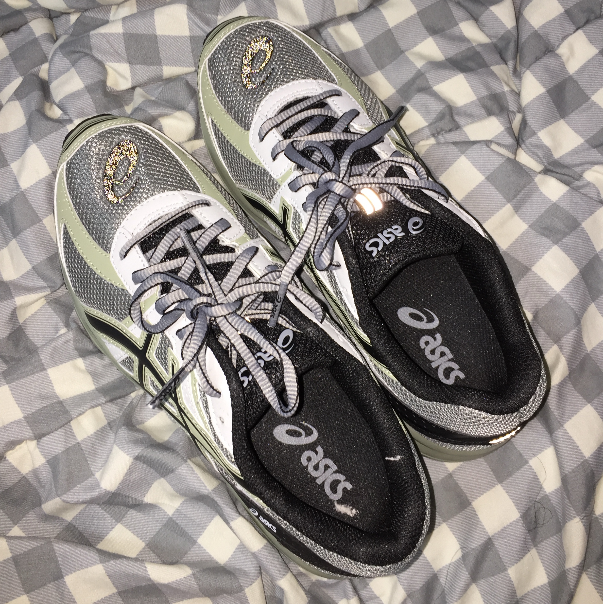 Asics Jog 100 S Sheet Rock - 2E Wide 착용 스타일