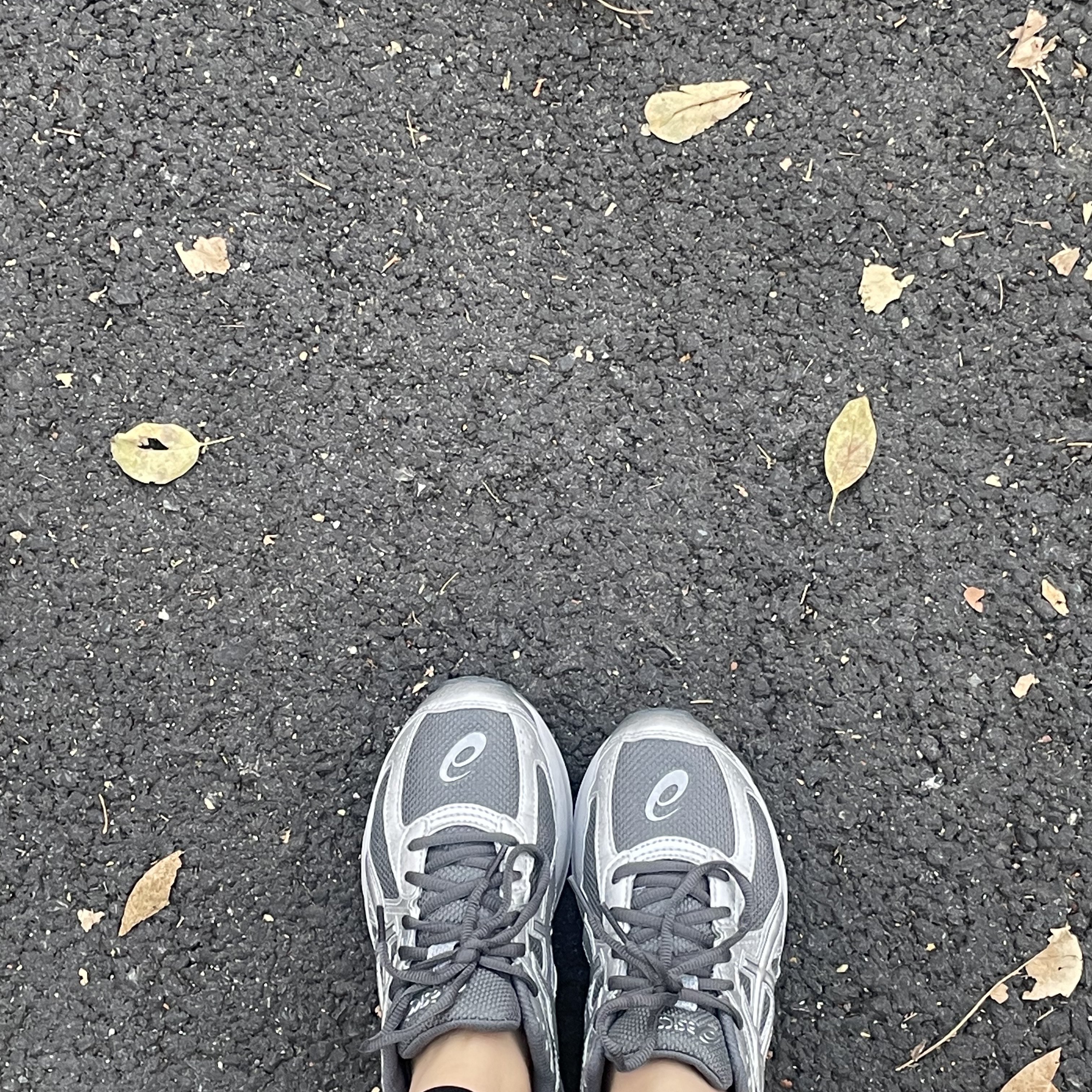 Asics Jog 100 S SMU Sheet Rock Pure Silver - 2E Wide 착용 스타일