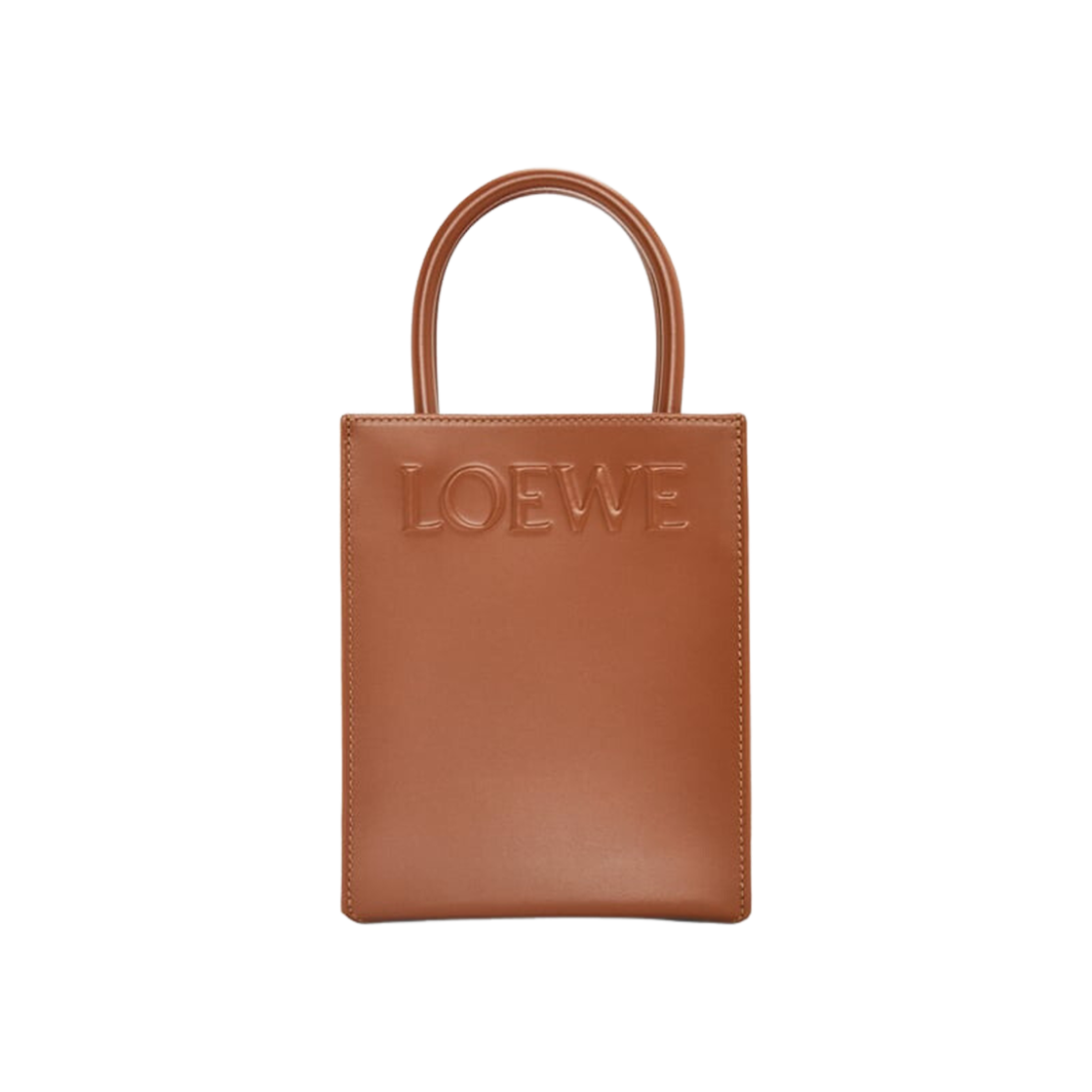 Loewe Standard A5 Tote In Sleek Calfskin Tan 상세 이미지 1