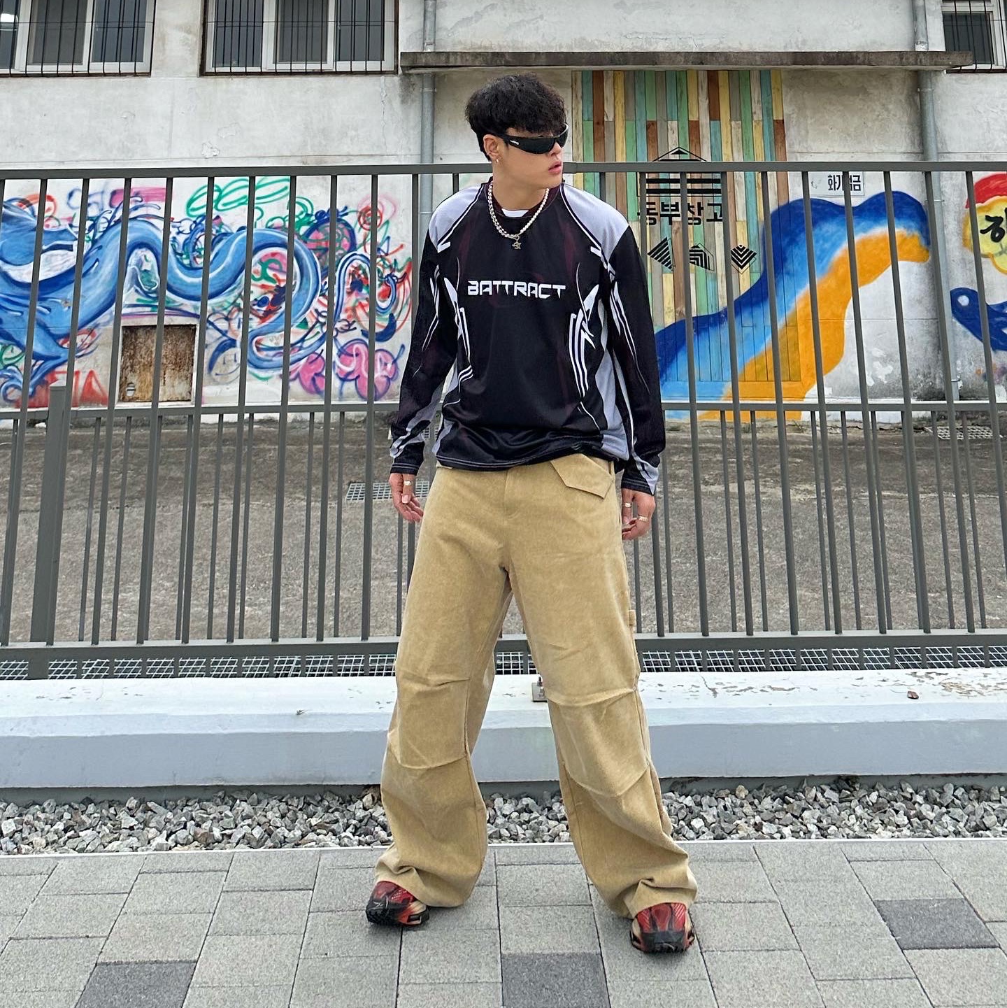 Nike x Matthew M Williams Zoom 004 Rust Factor 착용 스타일 - 2