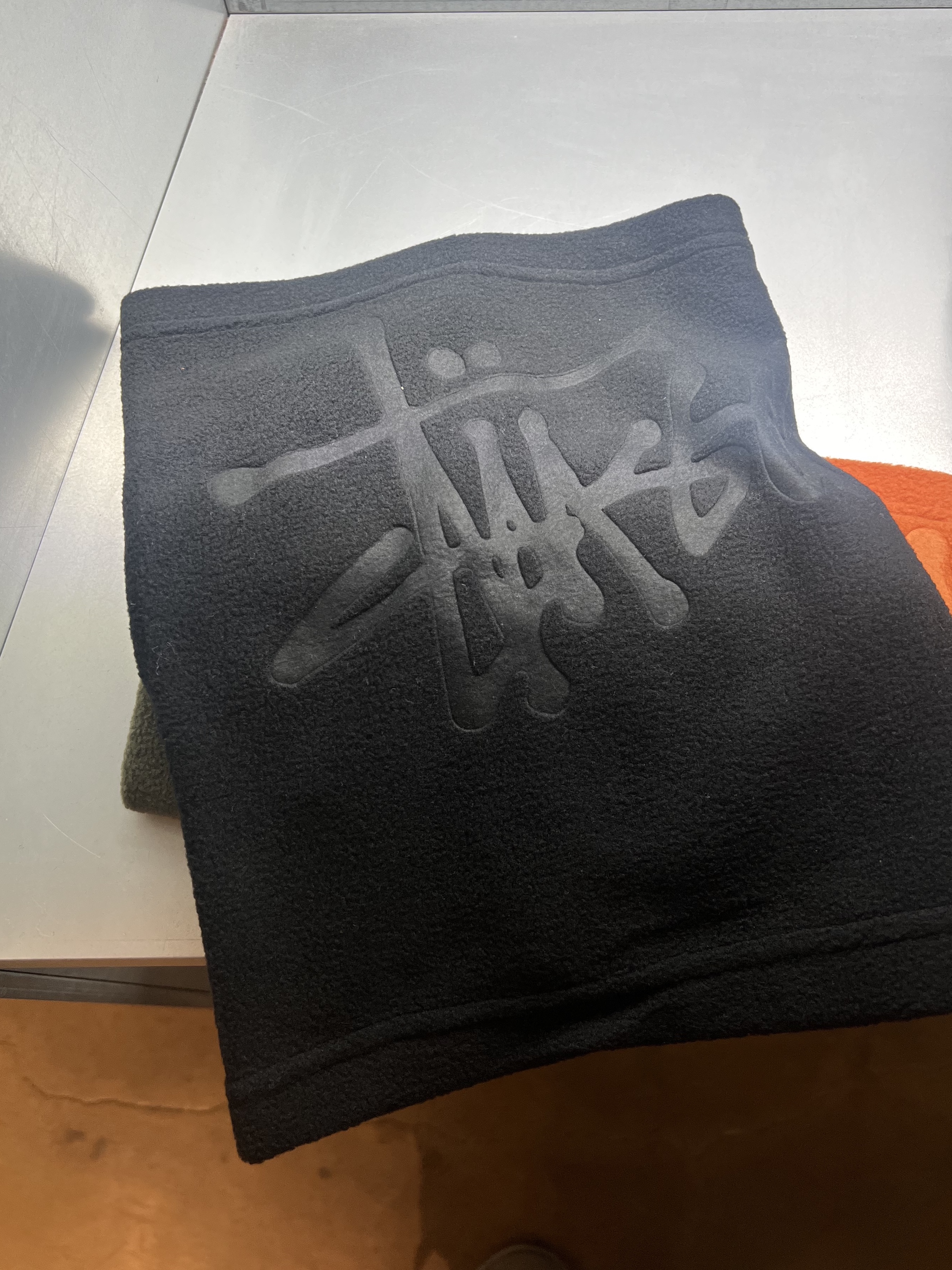 Stussy Brushed Out Stock Skullcap Beanie Black, Stussy Brushed Out Stock Skullcap Beanie Olive 착용 스타일 - 4