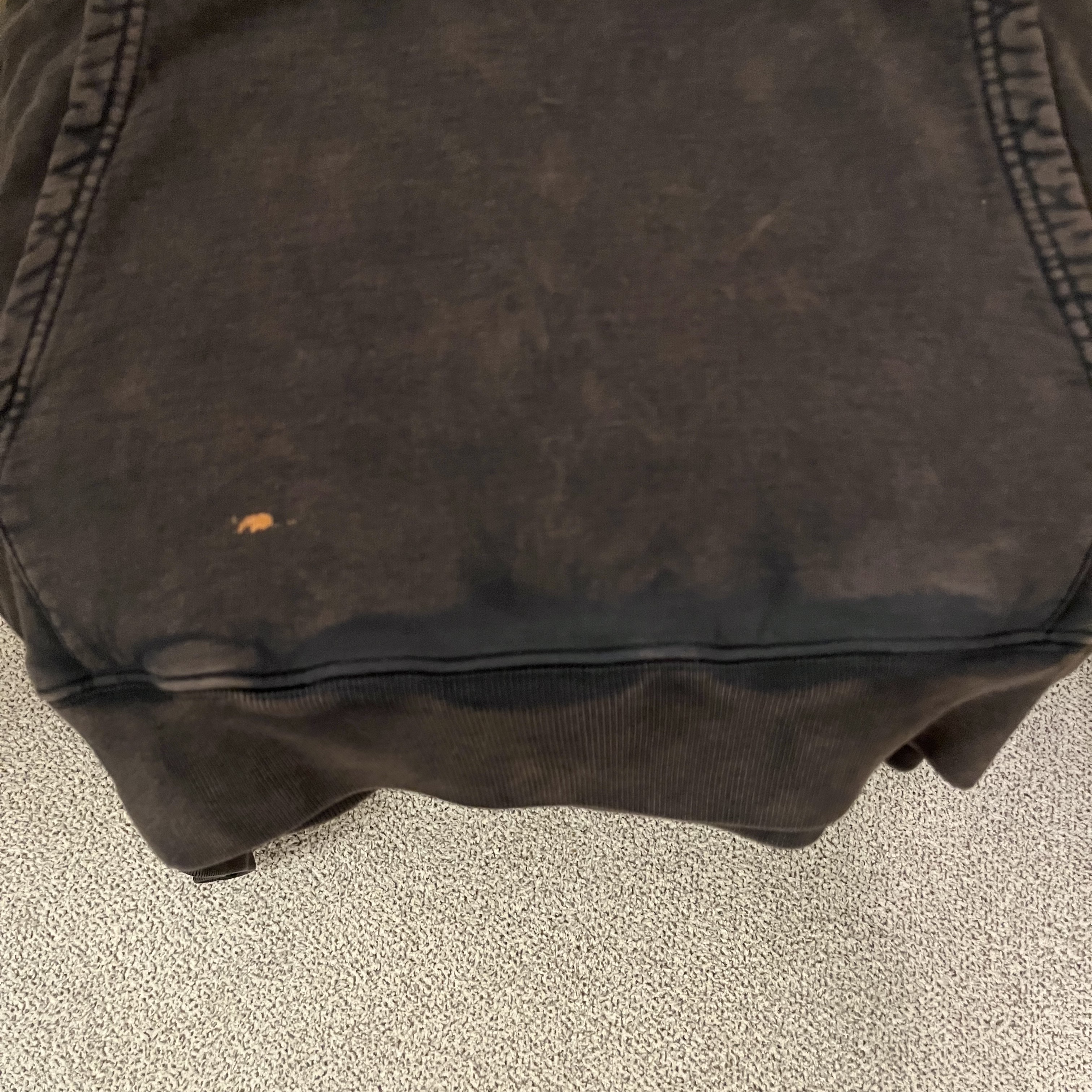 Stussy Dyed Stussy Designs Hoodie Black 착용 스타일 - 2