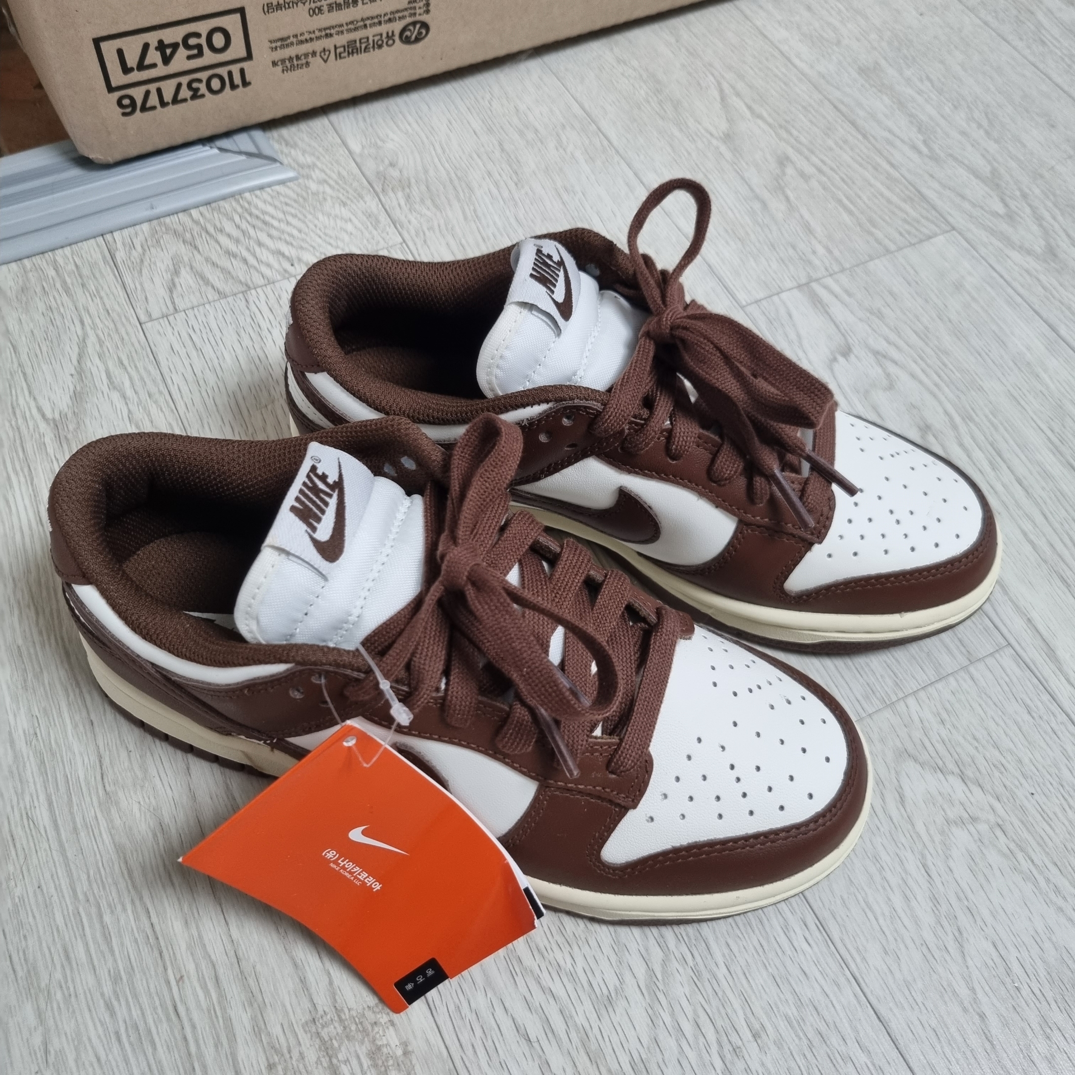 (W) Nike Dunk Low Sail Cacao Wow 착용 스타일