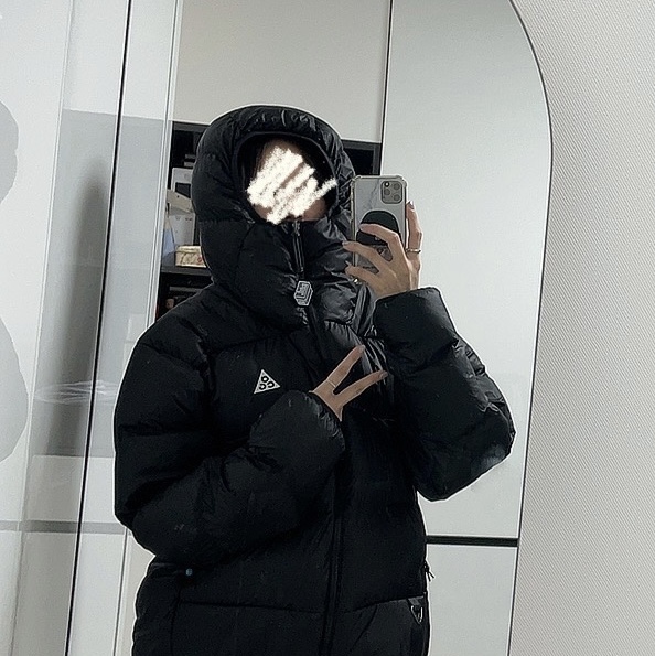 Nike ACG Therma-Fit ADV Lunar Lake Puffer Jacket Black - Asia 착용 스타일