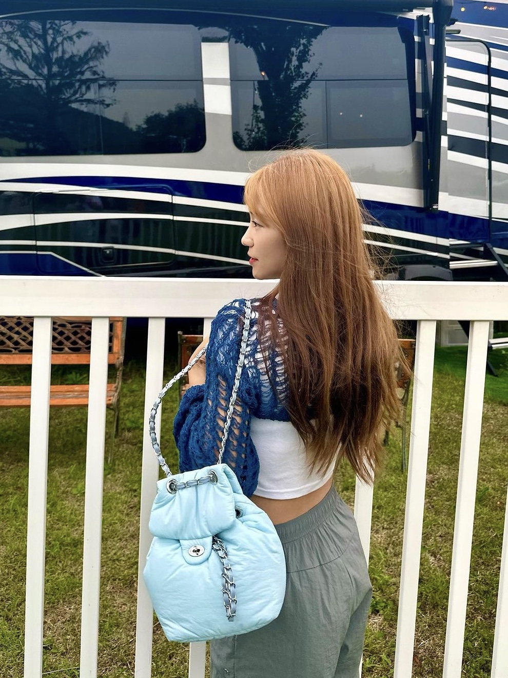 Anoetic Anc Padding Classic Backpack Pink 착용 스타일 - 2