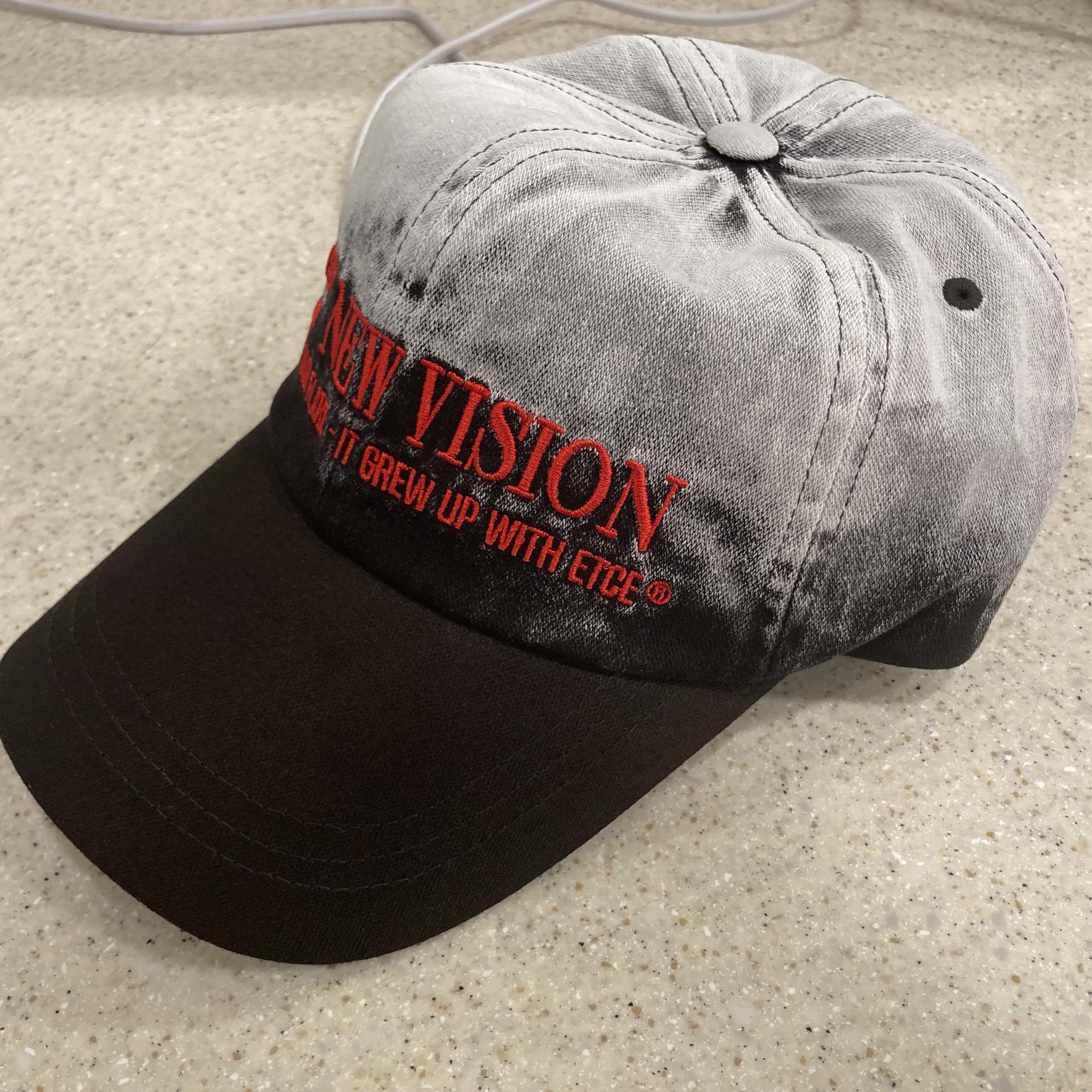 ETCE Fadeout Cap Black 착용 스타일