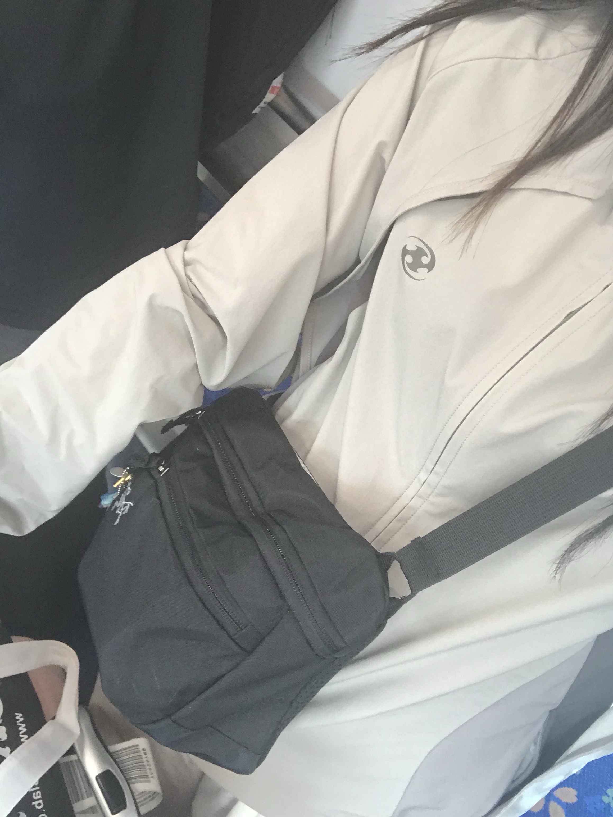 Sansan Gear Conversion Jacket Grey - 23SS, Arc'teryx Mantis 1 Waistpack Black II 착용 스타일 - 3