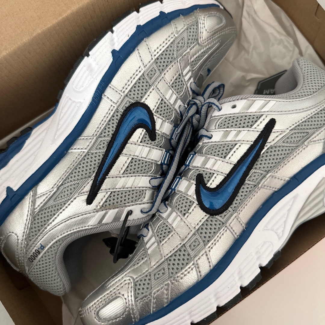 (W) Nike P-6000 Laser Blue 착용 스타일