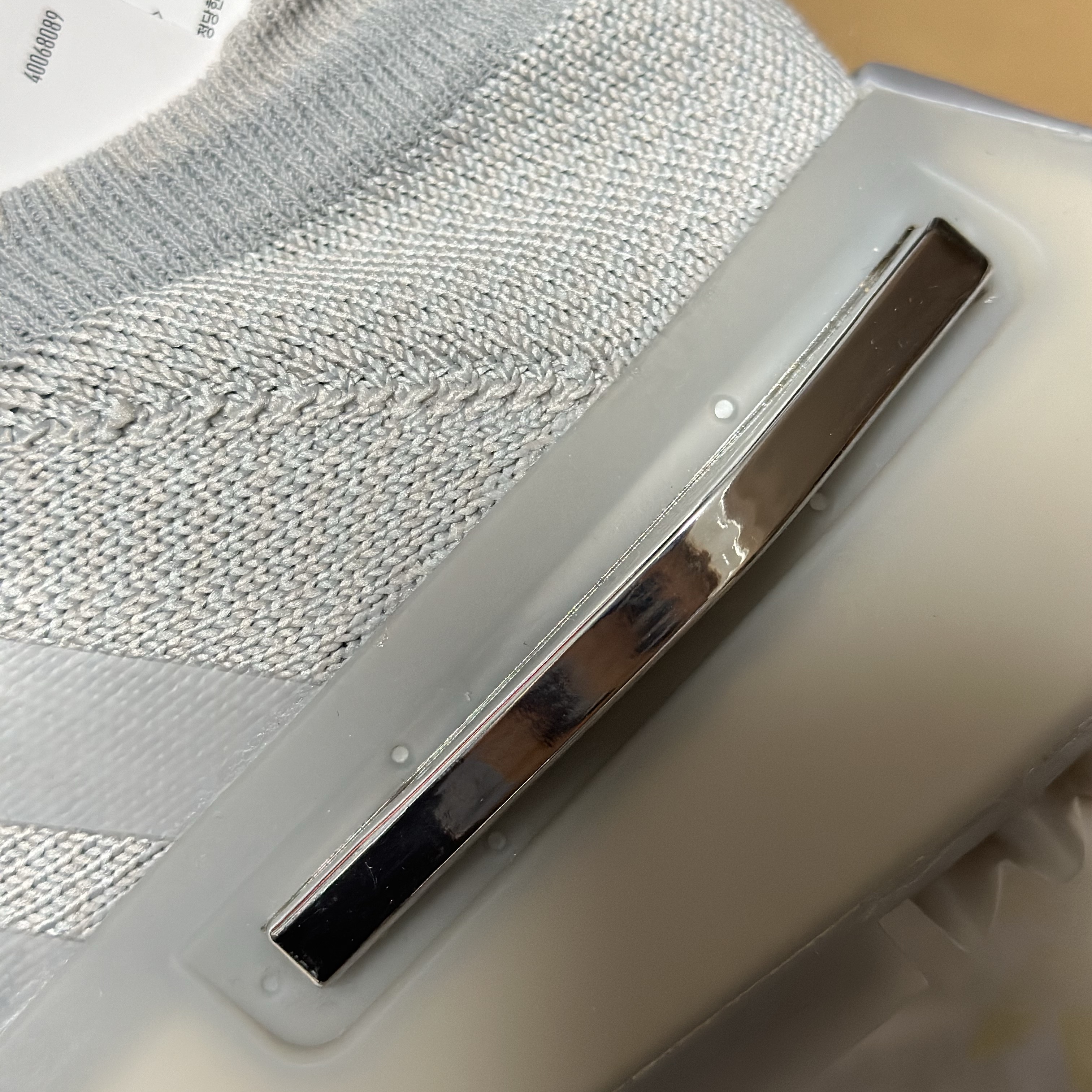 Adidas NMD S1 Cloud White Grey One 착용 스타일 - 3