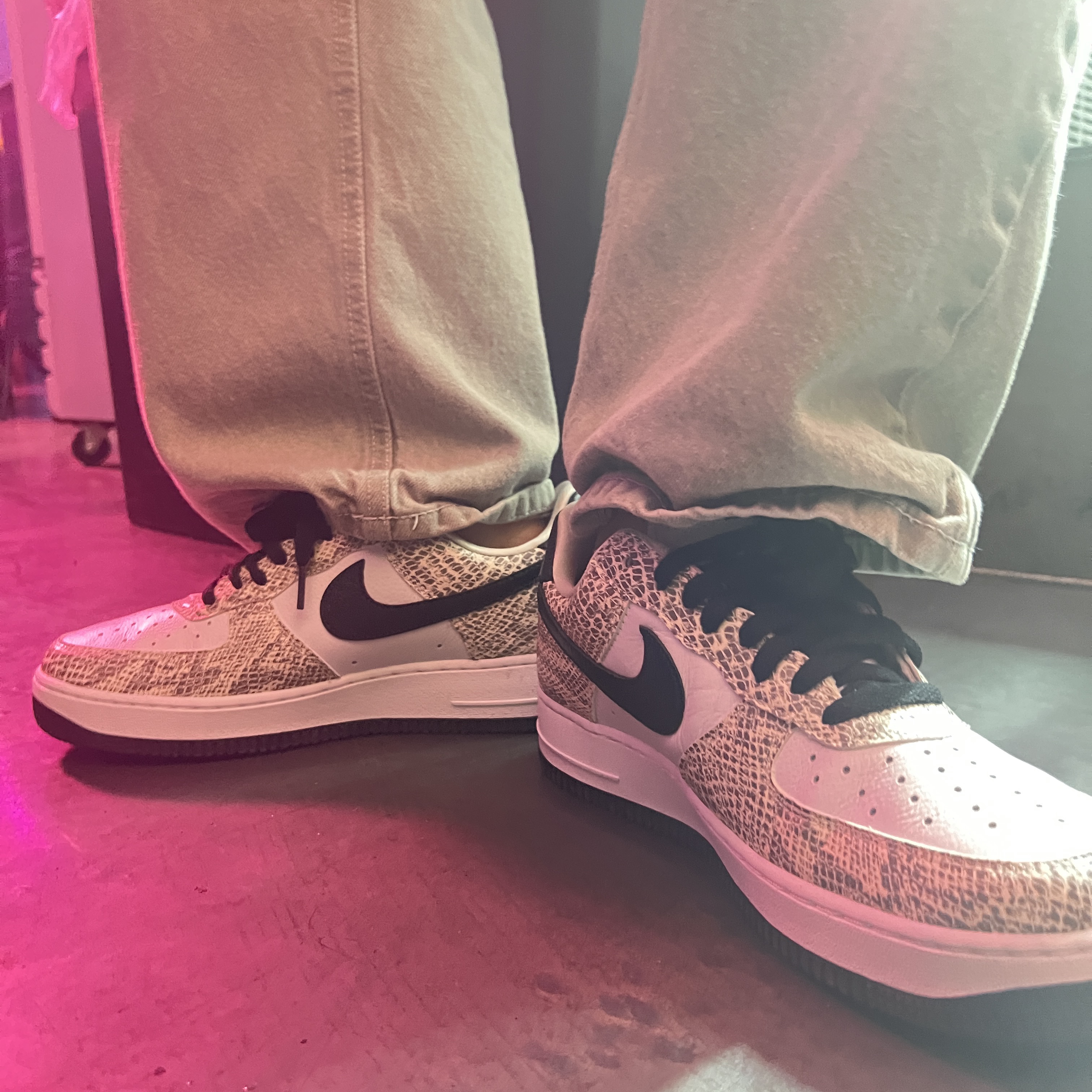 Nike Air Force 1 Low Retro Cocoa Snake 2018 착용 스타일