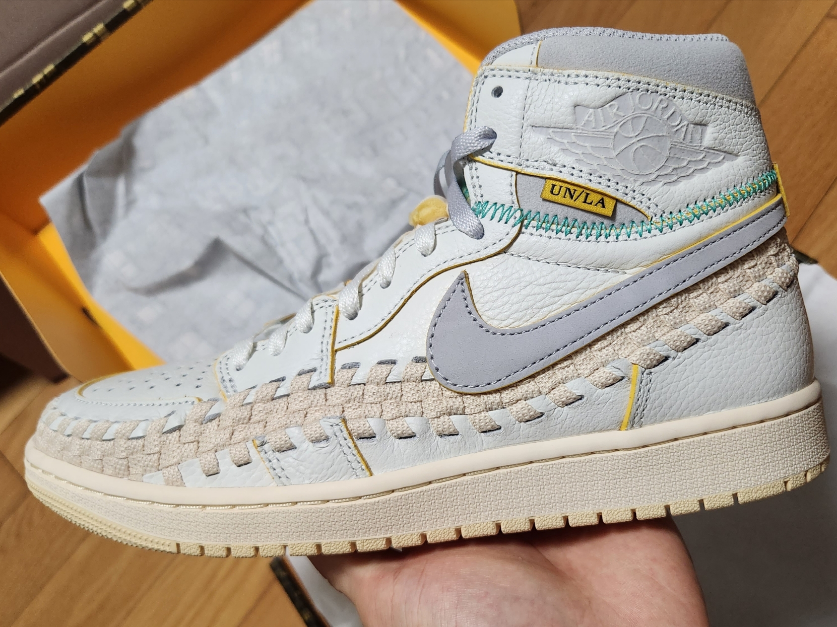 Jordan 1 x Bephies Beauty Supply x Union Retro High OG SP Summer '96 착용 스타일