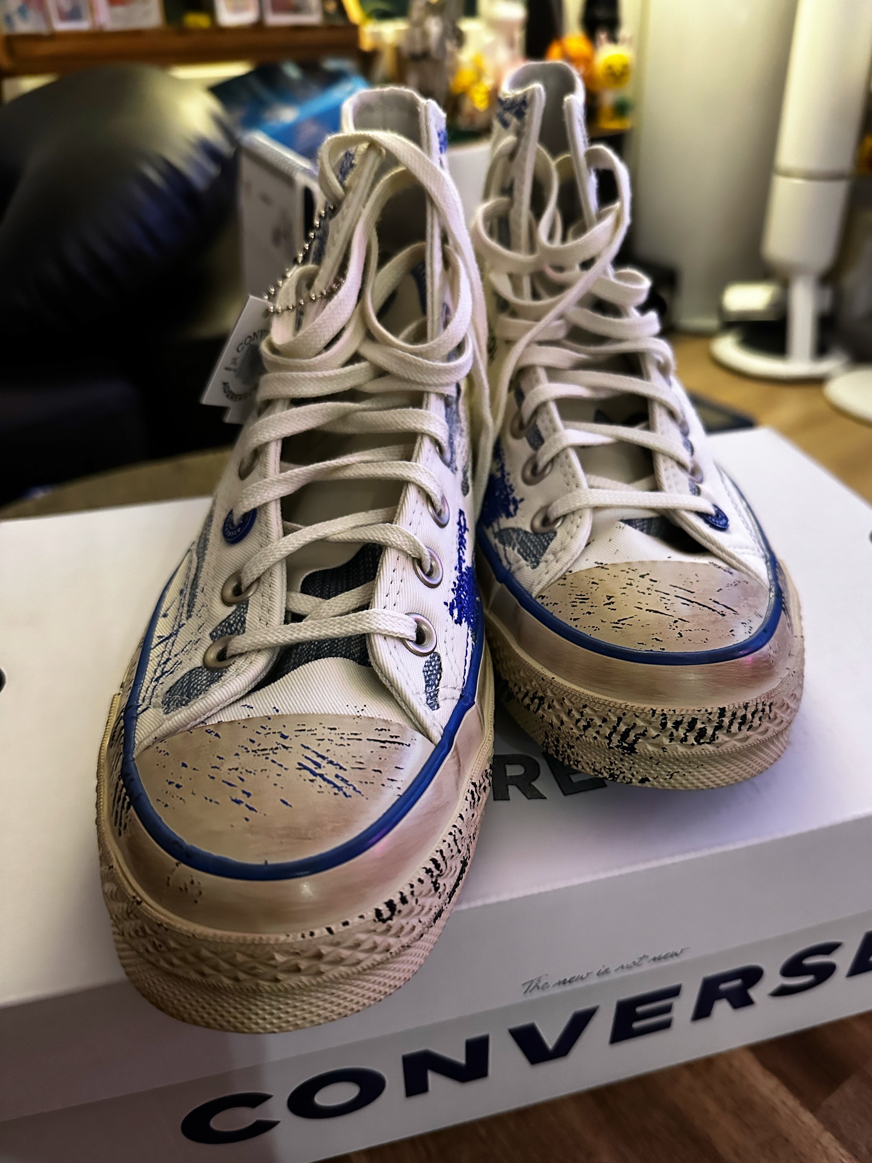 Converse x Ader Error Chuck 70 High White 착용 스타일