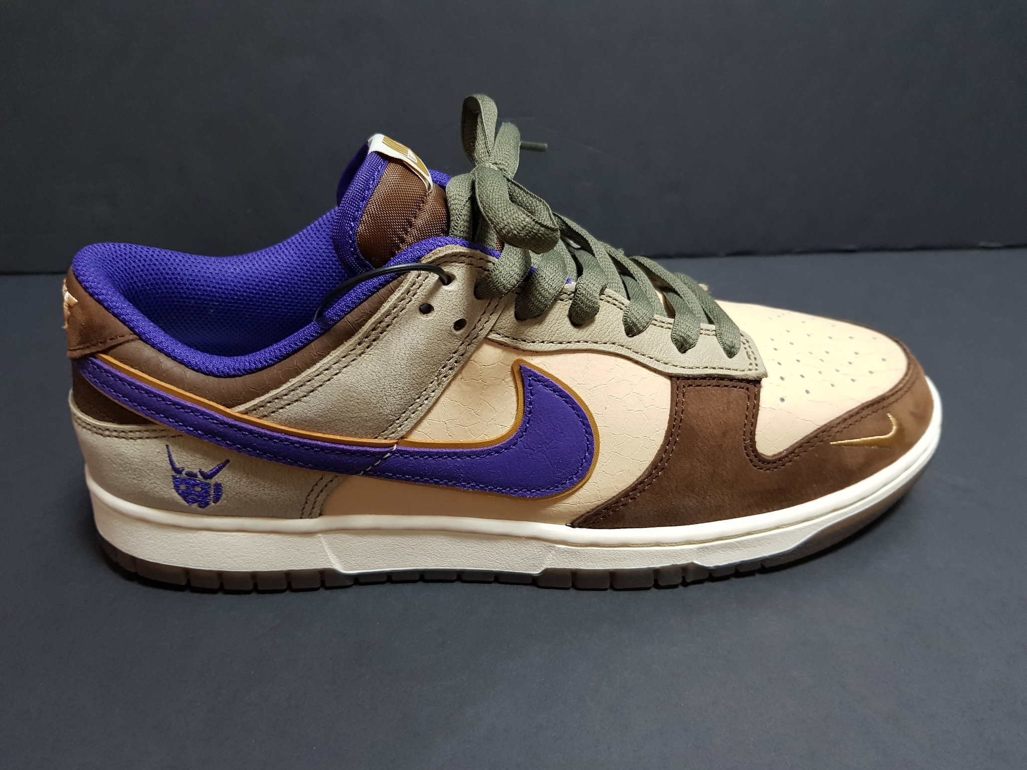 Nike Dunk Low White Onyx Court Purple 착용 스타일 - 1