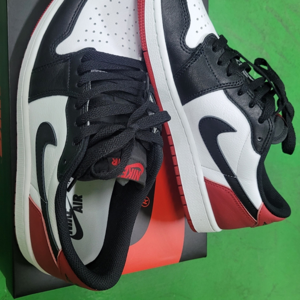 Jordan 1 Retro Low OG Black Toe 착용 스타일