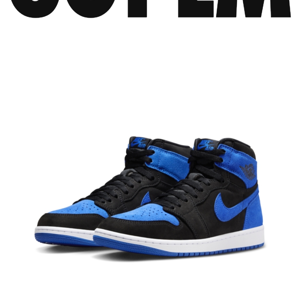 Jordan 1 Retro High OG Royal Reimagined 착용 스타일 - 1