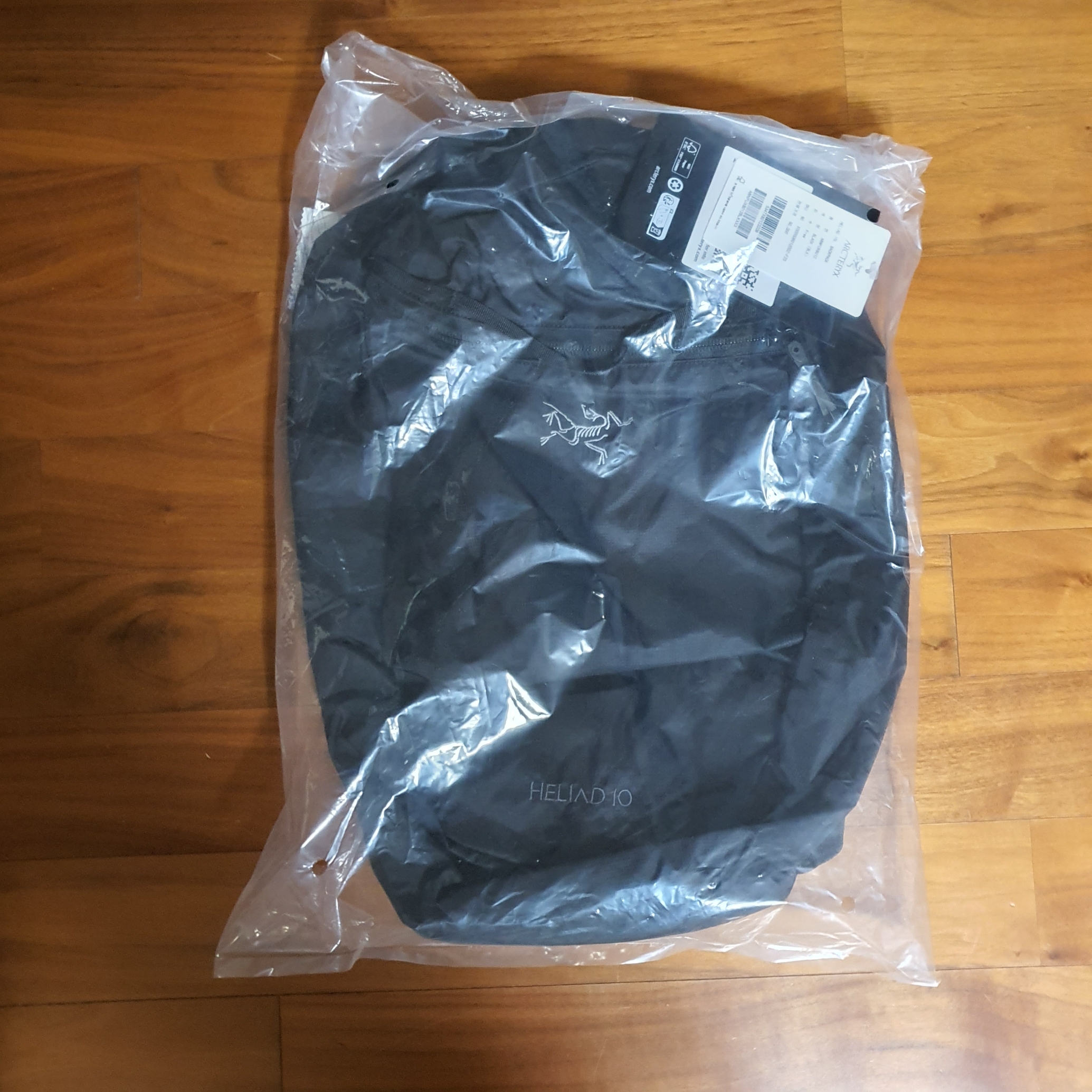 Arc'teryx Heliad 10 Backpack Black 착용 스타일
