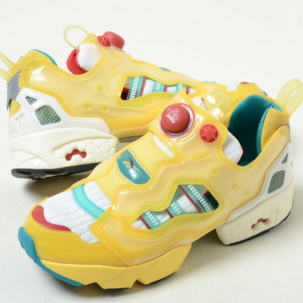 Adidas x Reebok ZX Fury Spring Yellow Equipment Green 착용 스타일