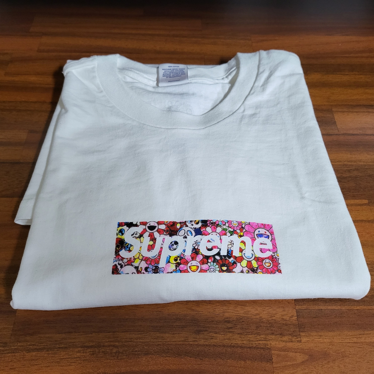 Supreme x Murakami Takashi COVID-19 Relief Box Logo T-Shirt White - 20SS 착용 스타일