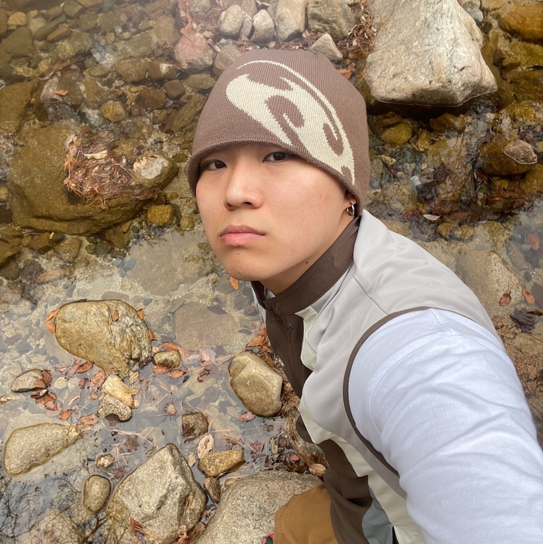 Sansan Gear Logo Beanie Brown - 22FW, Sansan Gear Conversion Jacket Brown - 23FW 착용 스타일 - 1