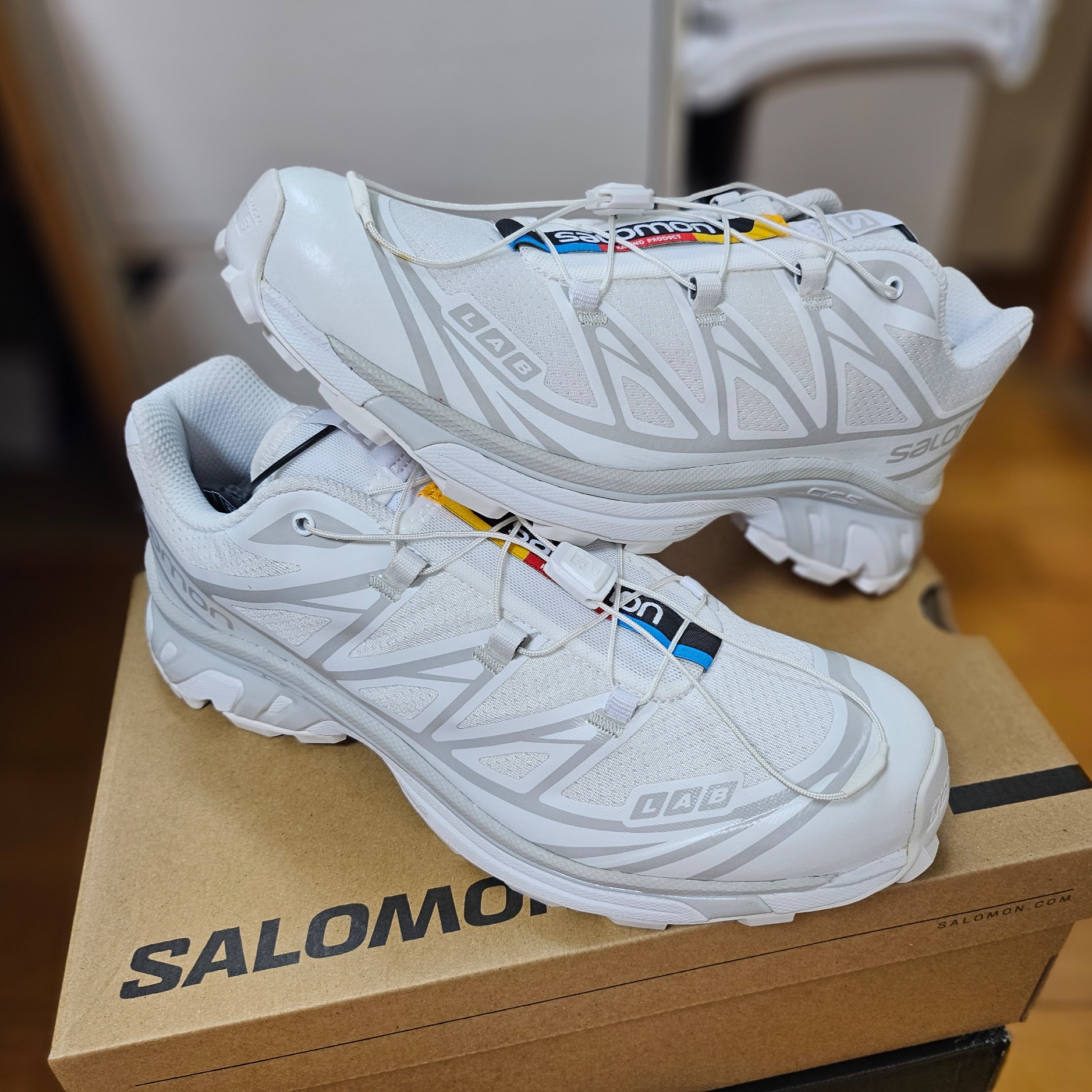 Salomon XT-6 ADV White 착용 스타일 - 1