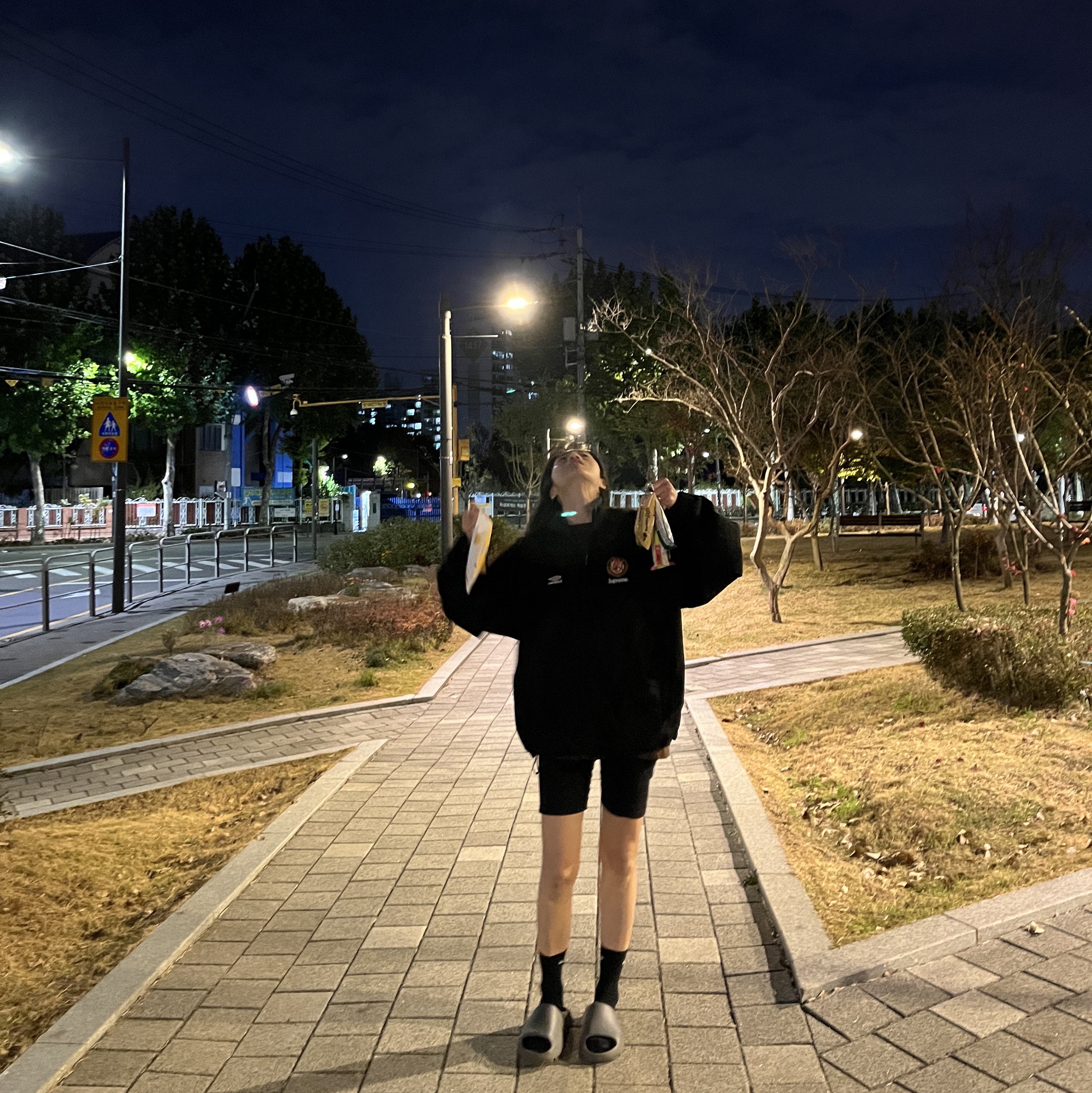Supreme x Umbro Cotton Ripstop Track Jacket Black - 23FW 착용 스타일 - 2