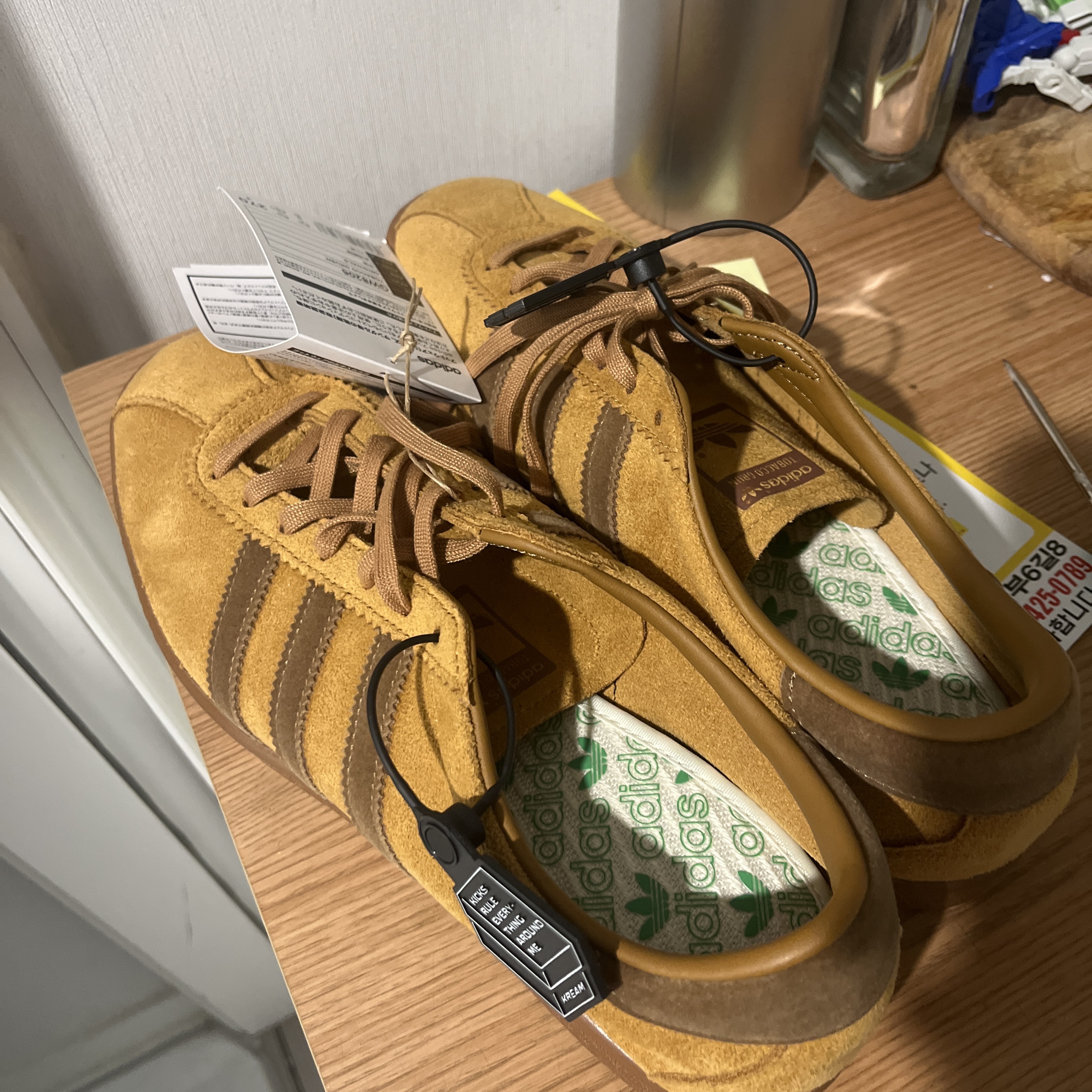 Adidas Tobacco Gruen Mesa Brown Desert 착용 스타일