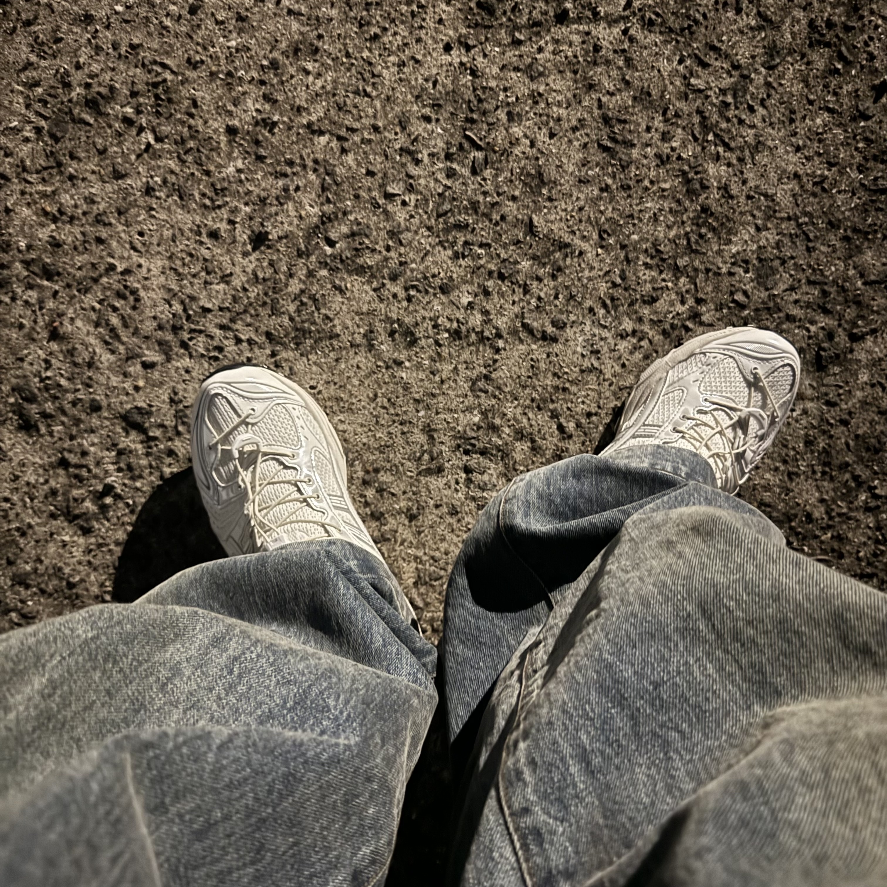 Asics x Unaffected Gel-Kayano 14 Galaxy White 착용 스타일
