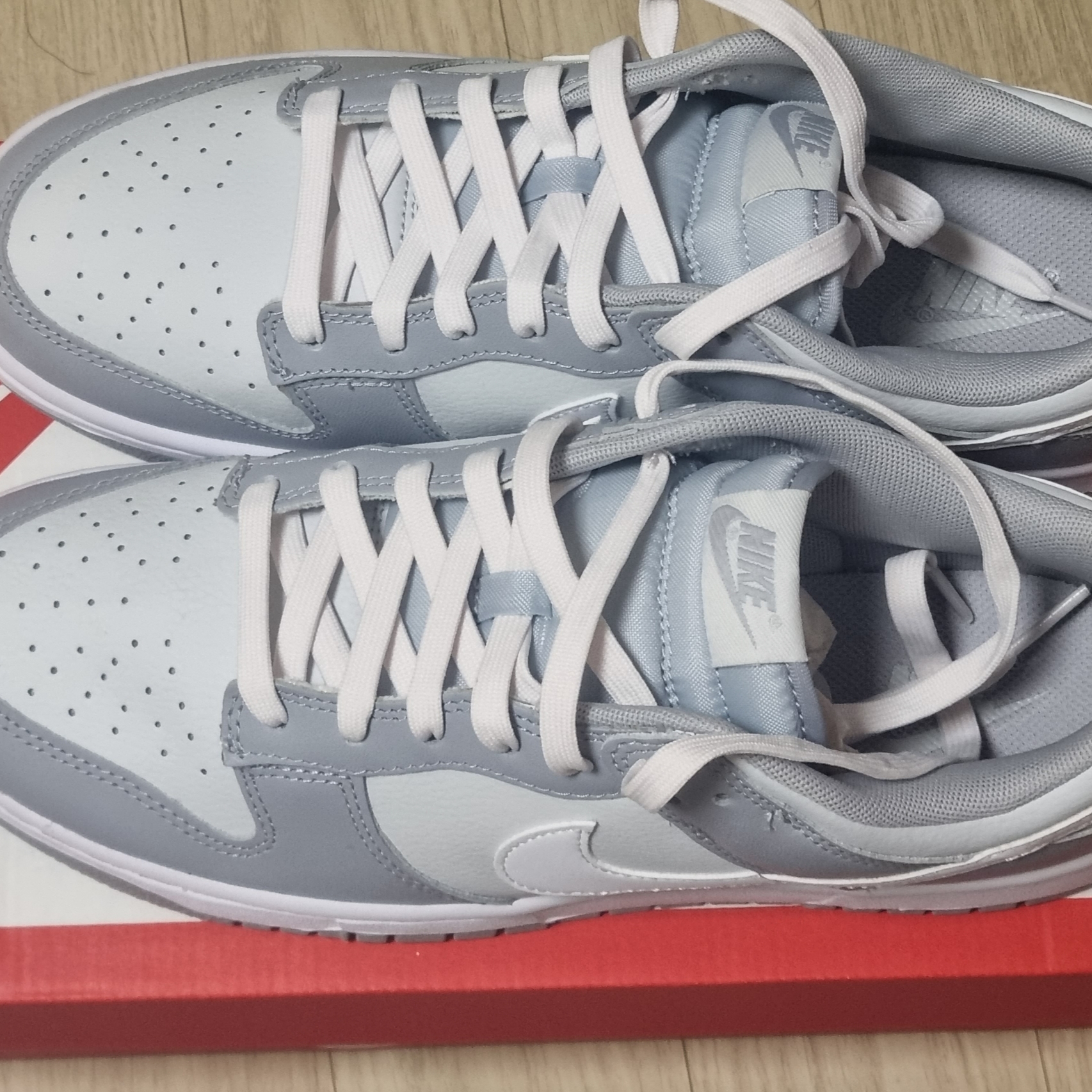 Nike Dunk Low Retro Wolf Grey 착용 스타일