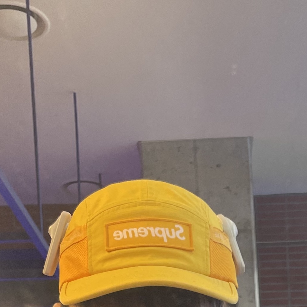 Supreme Mesh Pocket Camp Cap Yellow - 23FW 착용 스타일