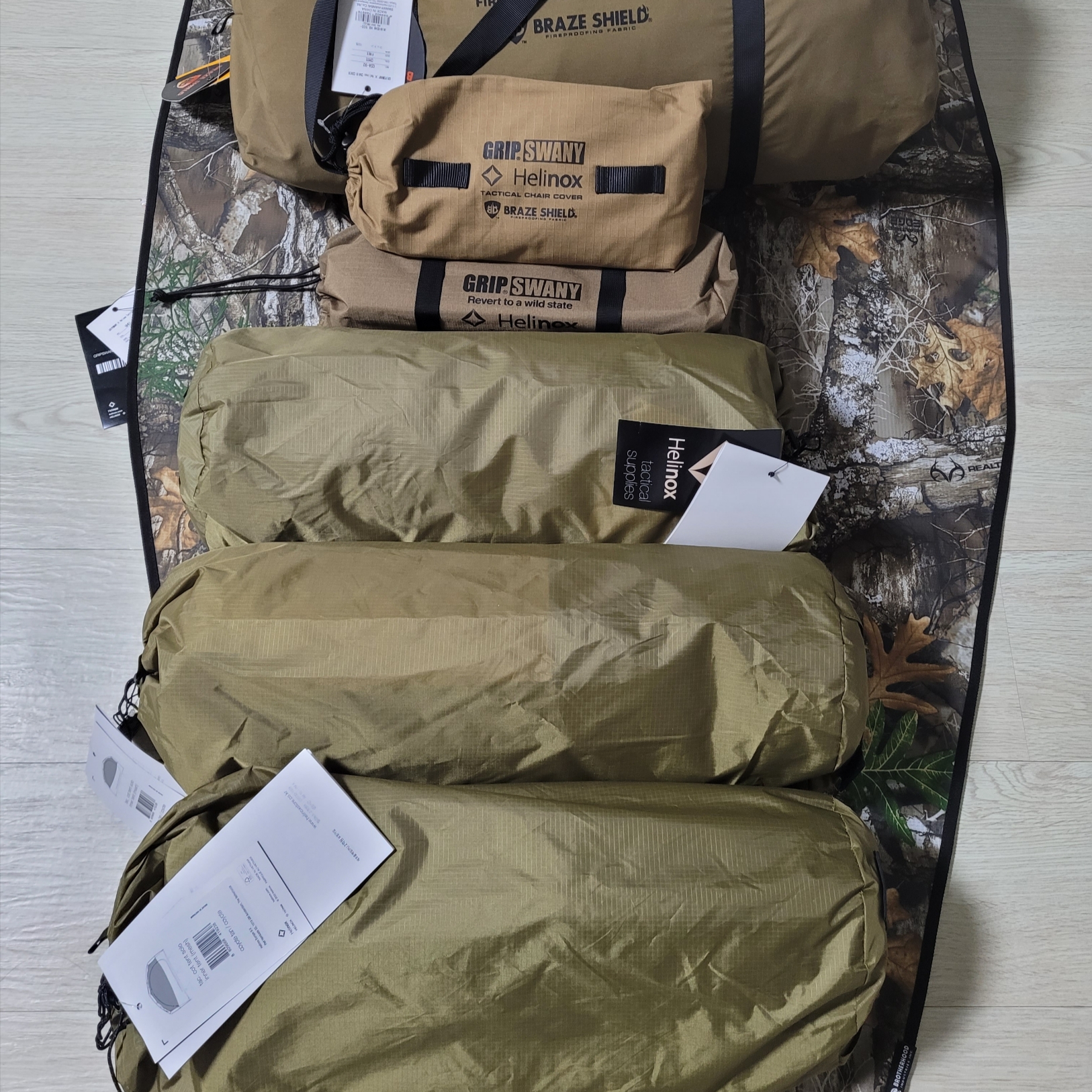 Helinox Tactical Cot Tent Solo Inner Tent Coyote Tan Mesh (With Tactical Cot Tent Solo Fly) 착용 스타일
