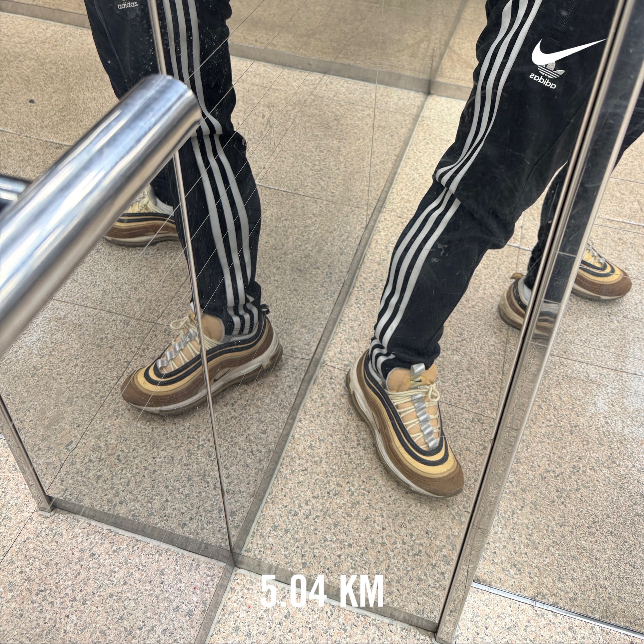 Nike Air Max 97 Shipping Box Ale Brown 착용 스타일