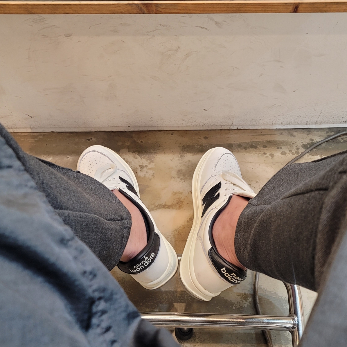 New Balance x Aime Leon Dore T500 Black 착용 스타일