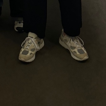 New Balance 992 Made in USA White Silver 착용 스타일