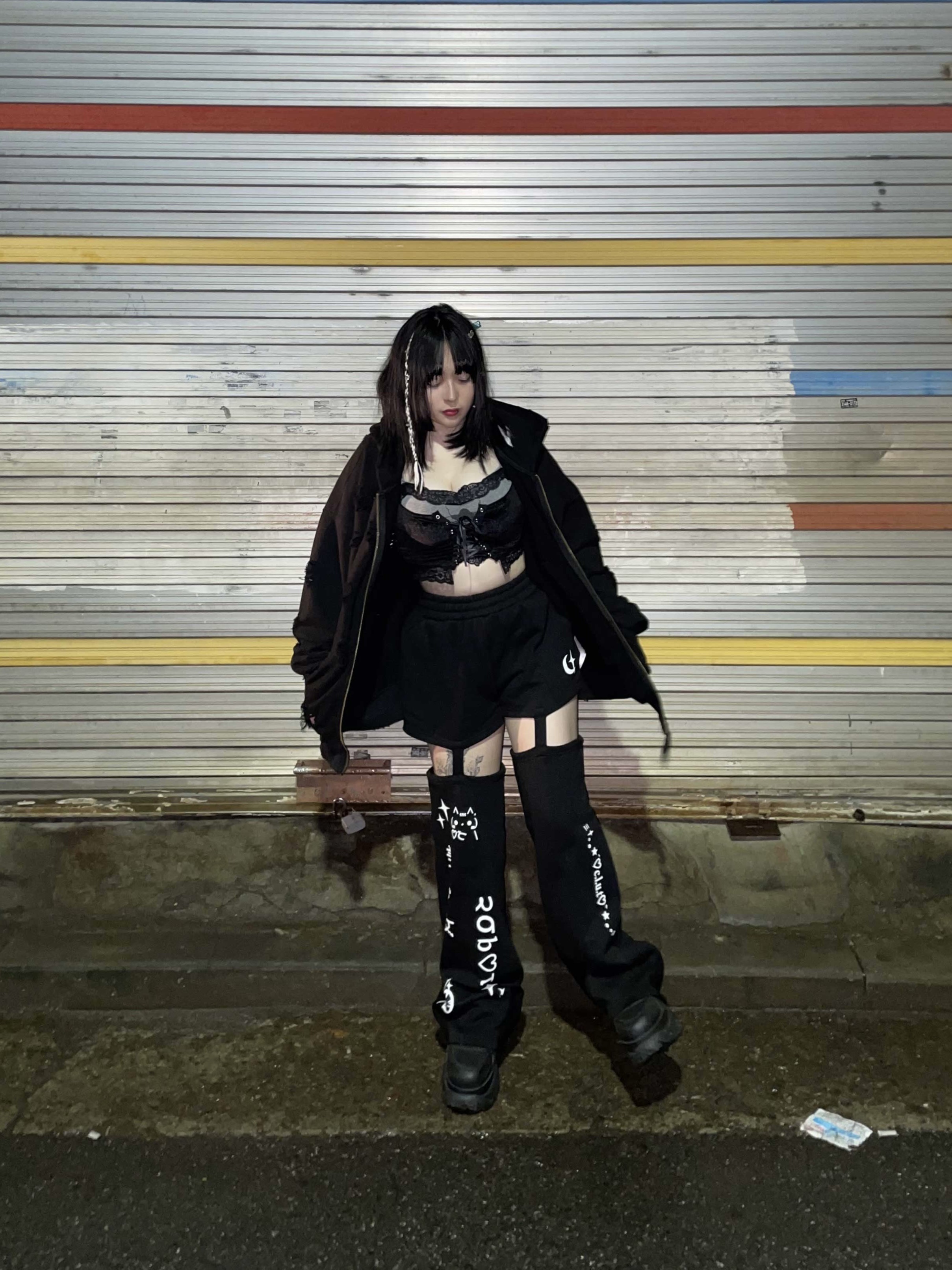 Undermycar Otter Oversized Damage-Washed Hood Zip-Up Sepia - 22FW 착용 스타일 - 4