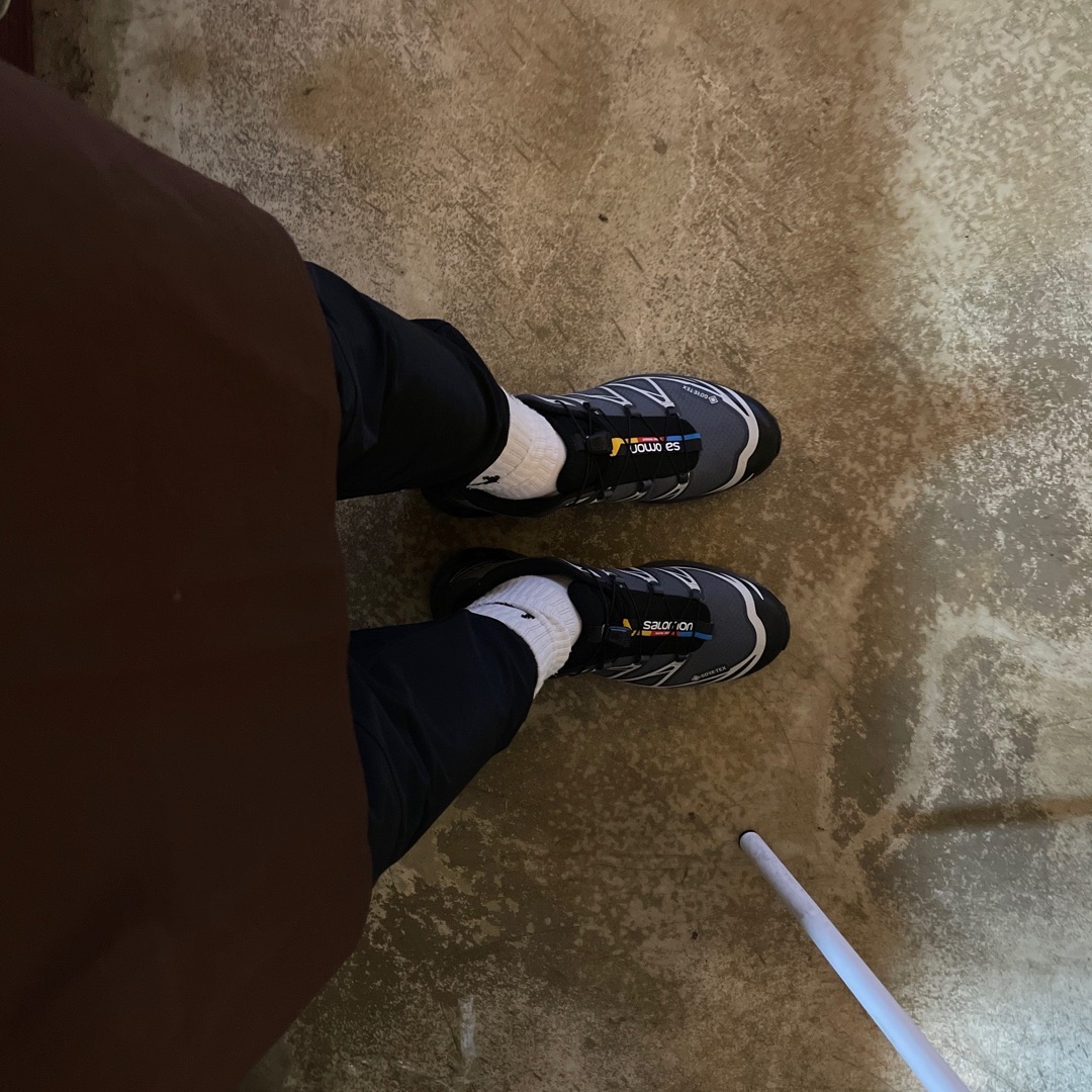 Salomon XT-6 Gore-Tex Black Ebony 착용 스타일