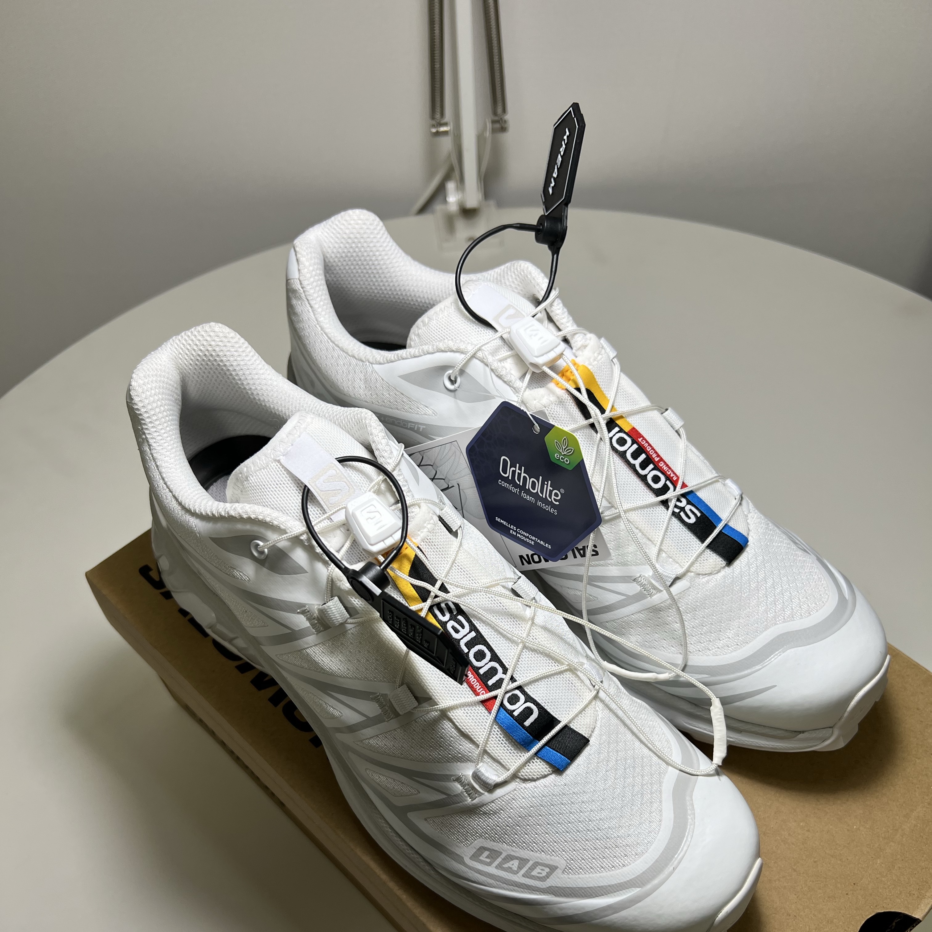 Salomon XT-6 ADV White 착용 스타일 - 1
